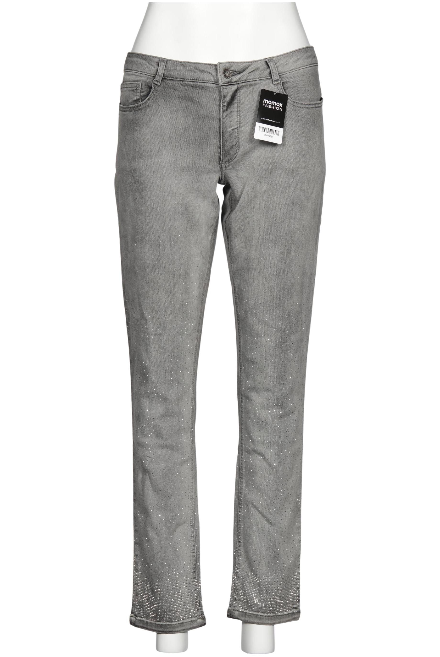 

More & More Damen Jeans, grau, Gr. 42