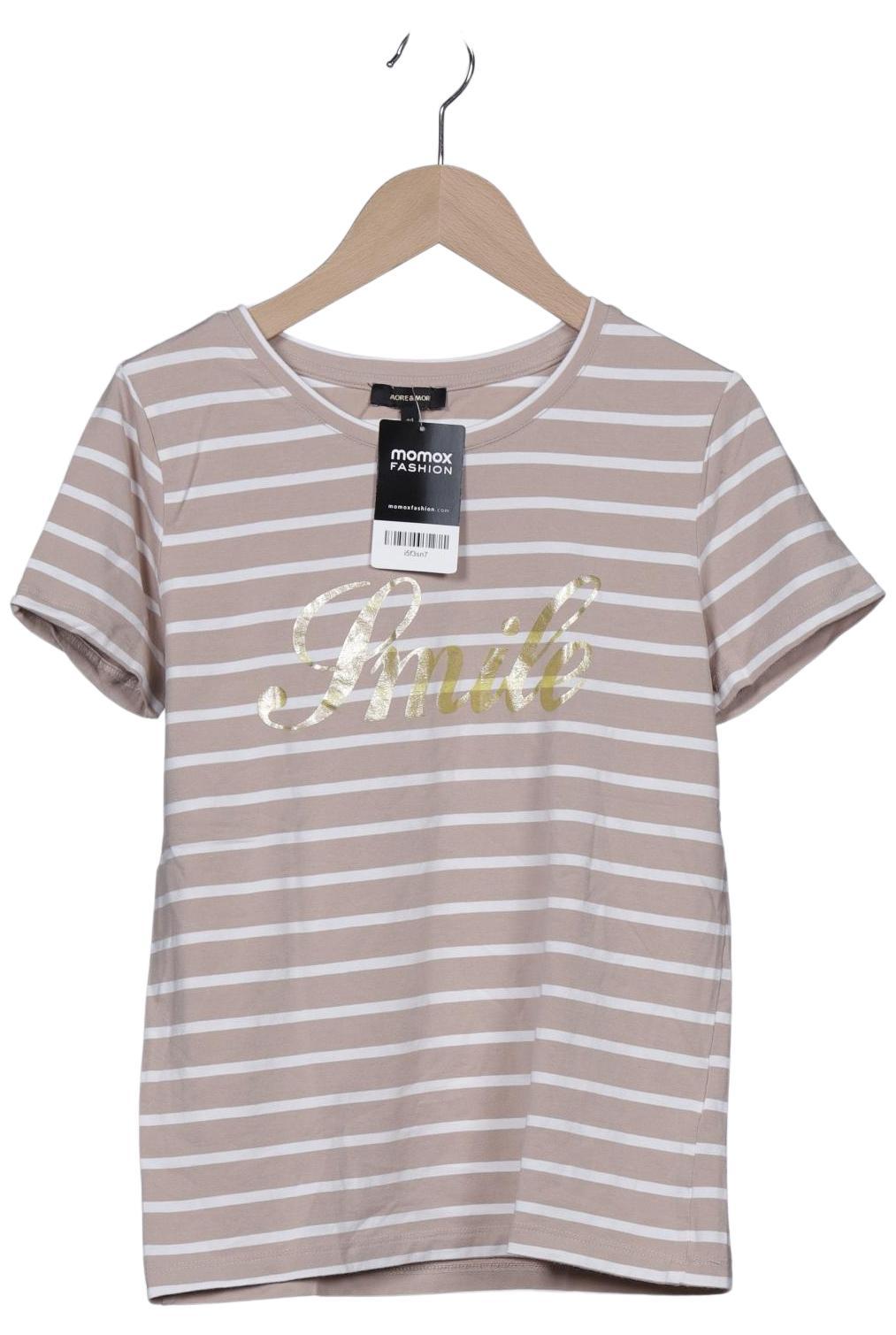 

More & More Damen T-Shirt, beige, Gr. 34