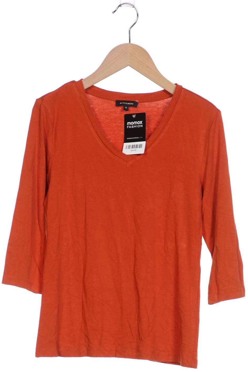 

More & More Damen Langarmshirt, orange, Gr. 36