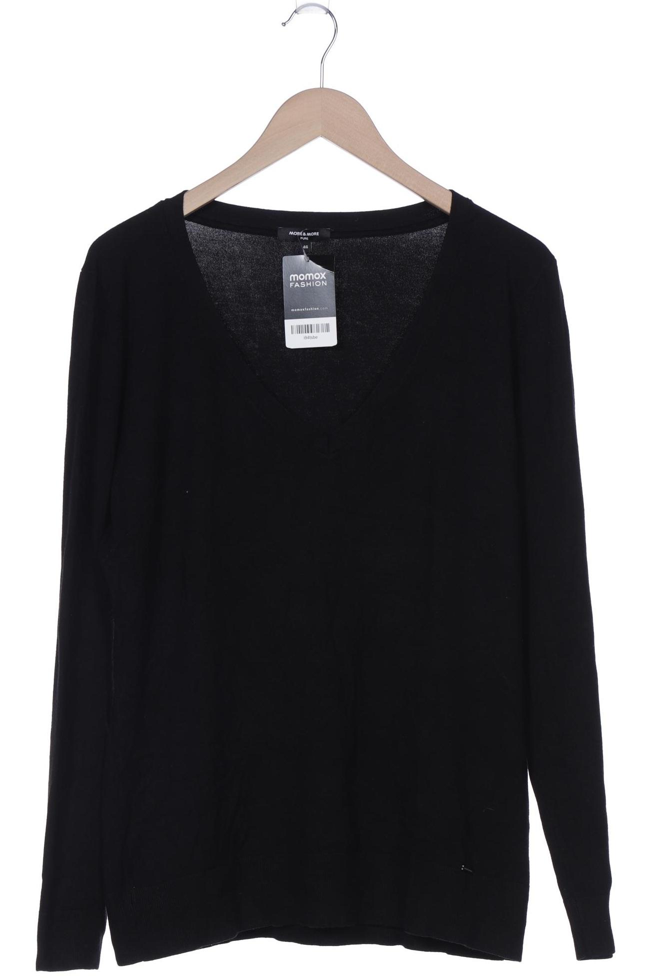

More & More Damen Pullover, schwarz, Gr. 46