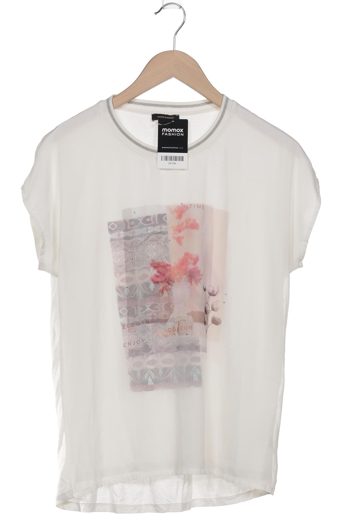

More & More Damen T-Shirt, weiß, Gr. 40