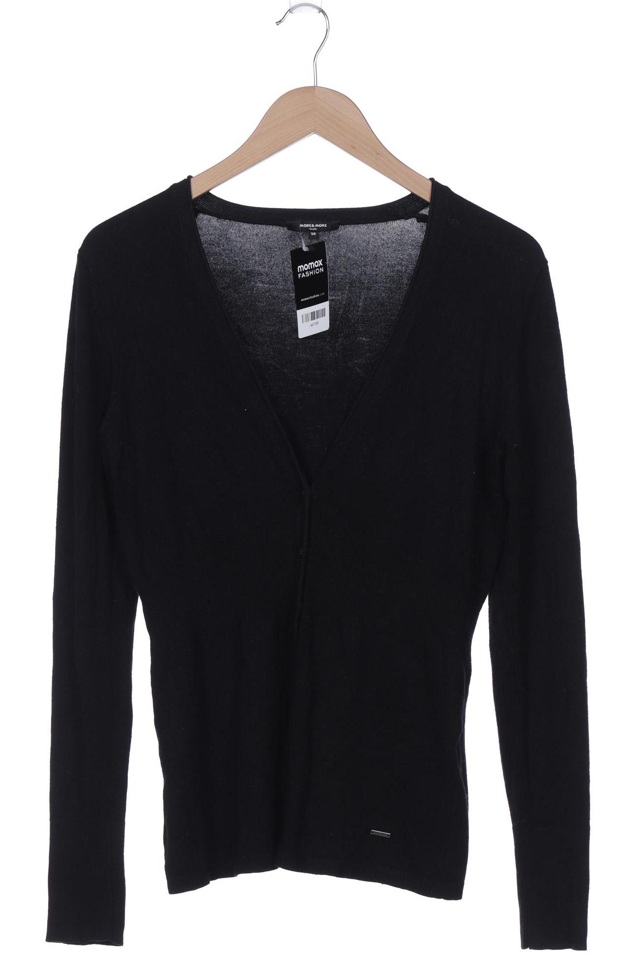 

More & More Damen Strickjacke, schwarz, Gr. 36