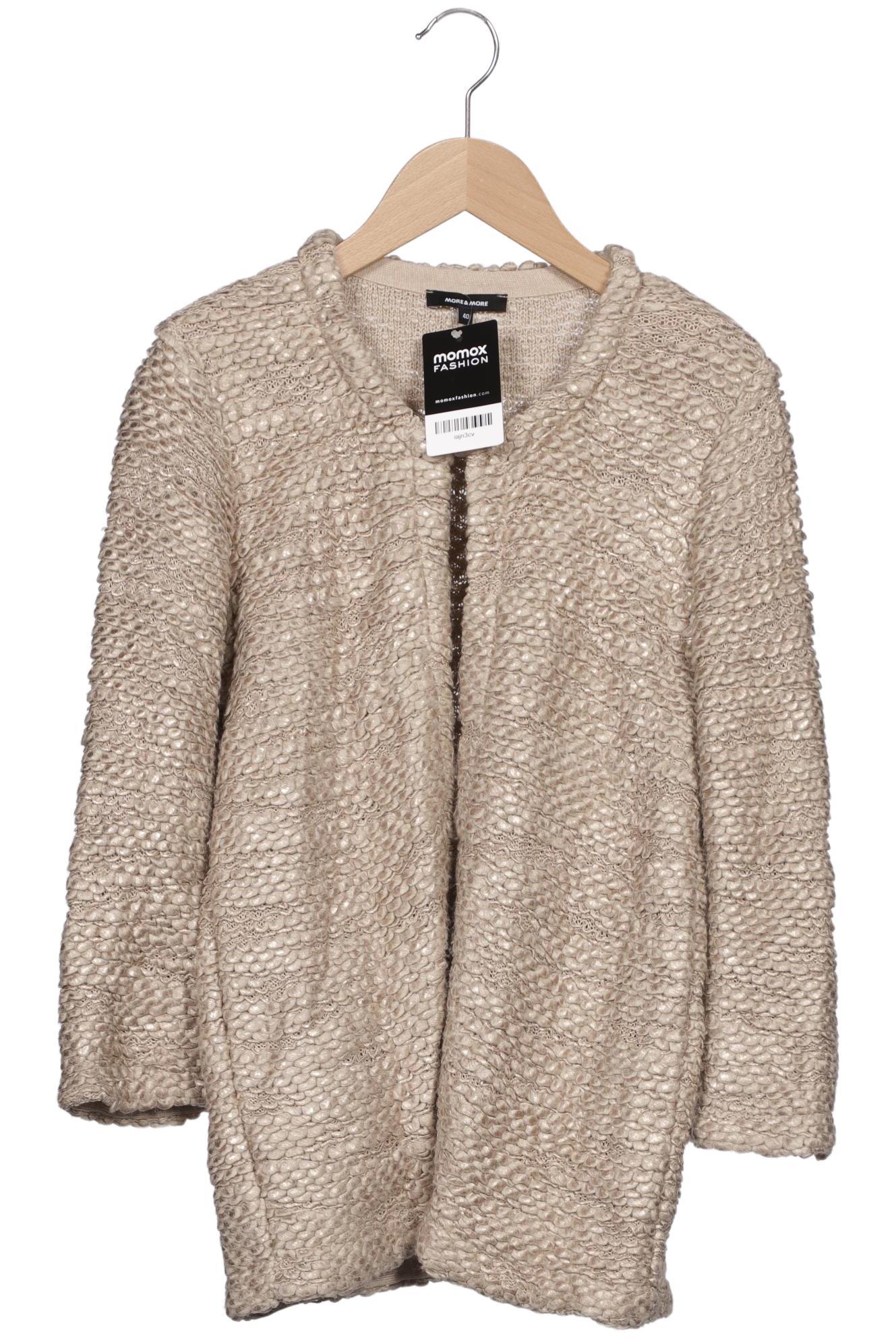

More & More Damen Strickjacke, beige, Gr. 40