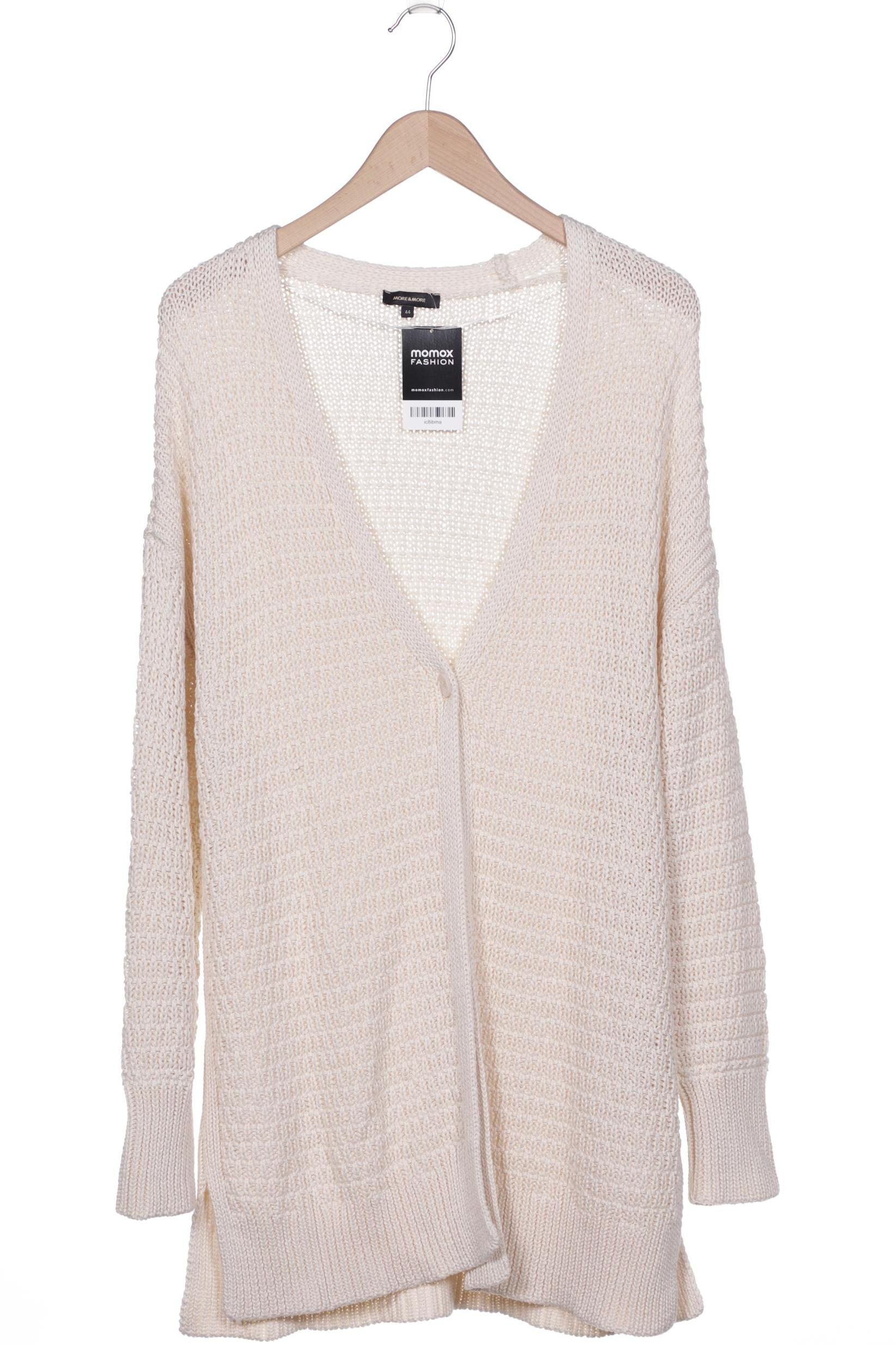 

More & More Damen Strickjacke, cremeweiß