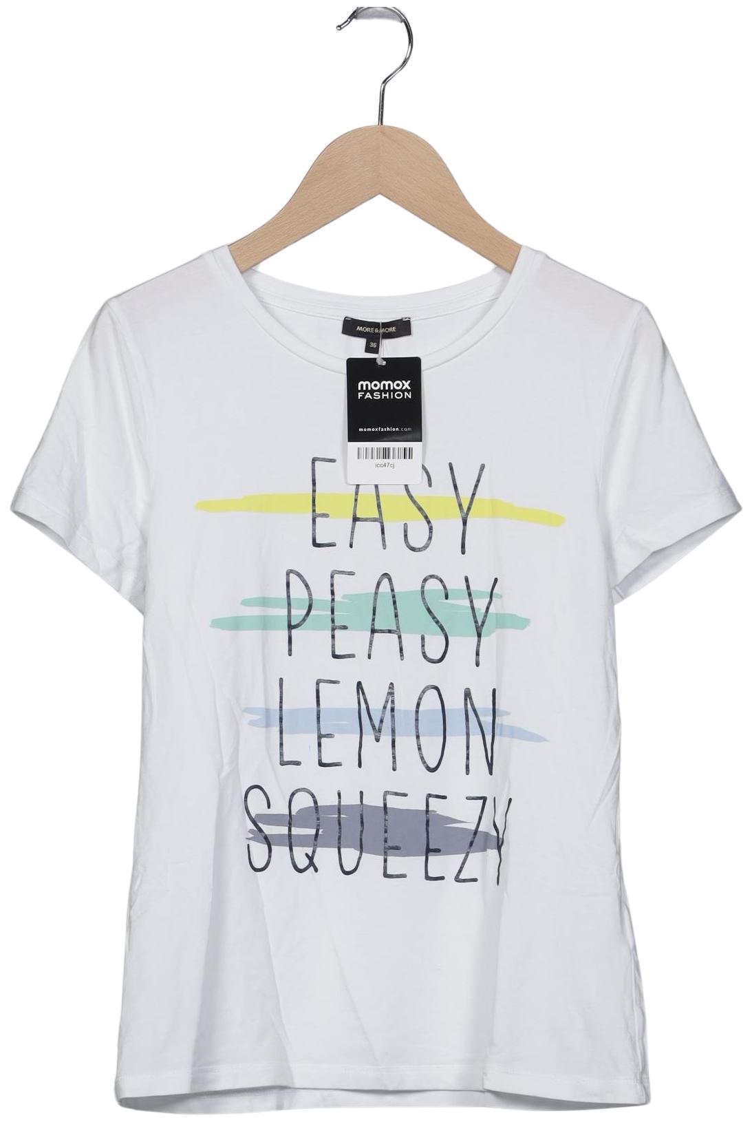 

More & More Damen T-Shirt, weiß, Gr. 36