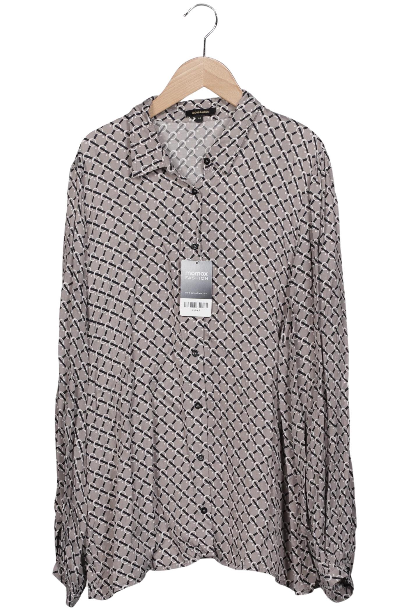 

More & More Damen Bluse, grau, Gr. 46