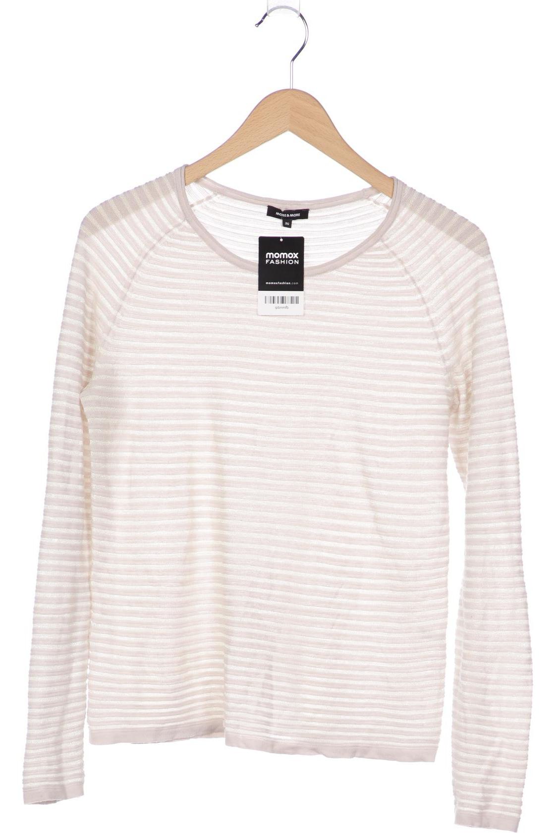 

More & More Damen Langarmshirt, cremeweiß, Gr. 36