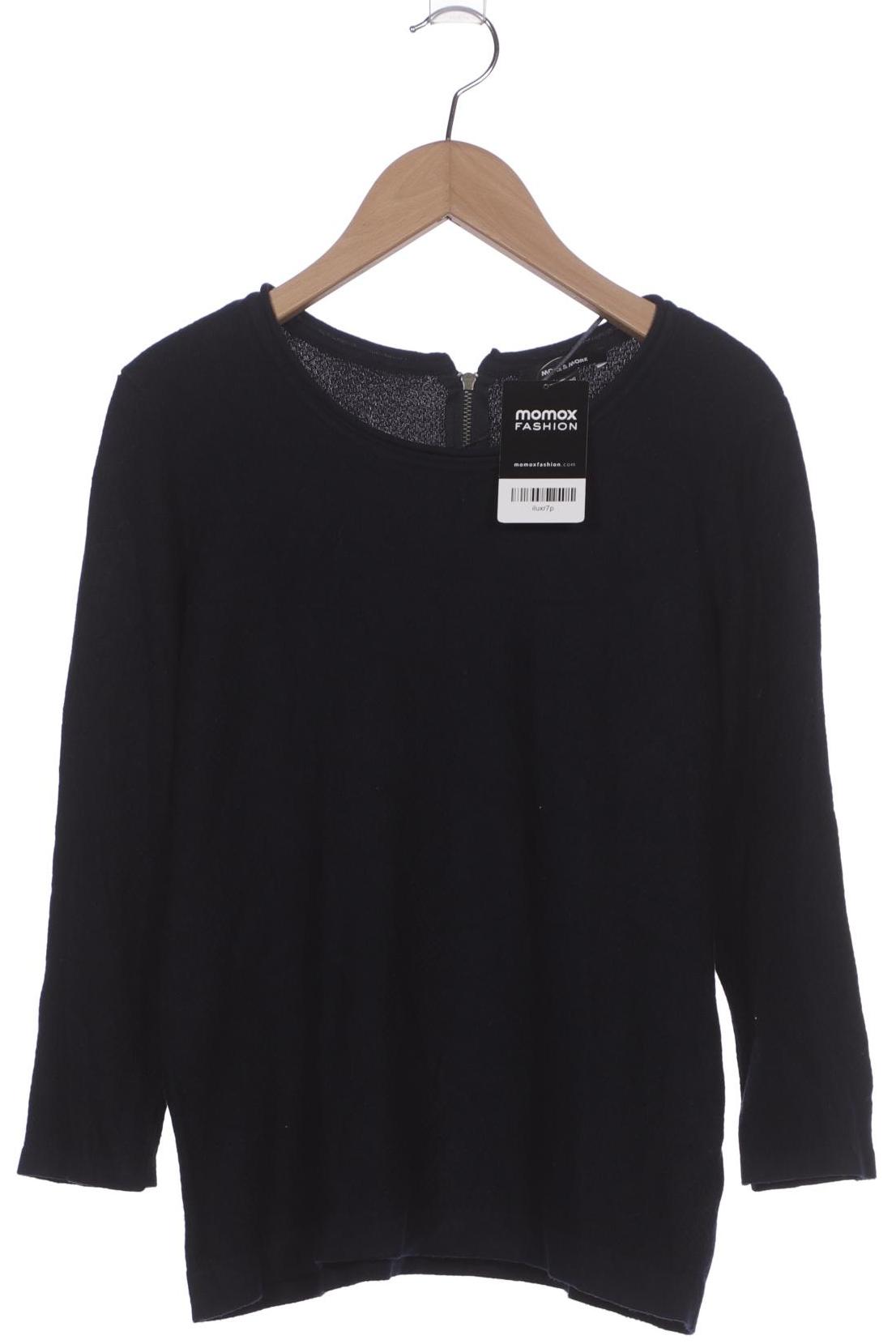 Thumbnail - More &amp; More Damen Langarmshirt, marineblau, Gr. 36