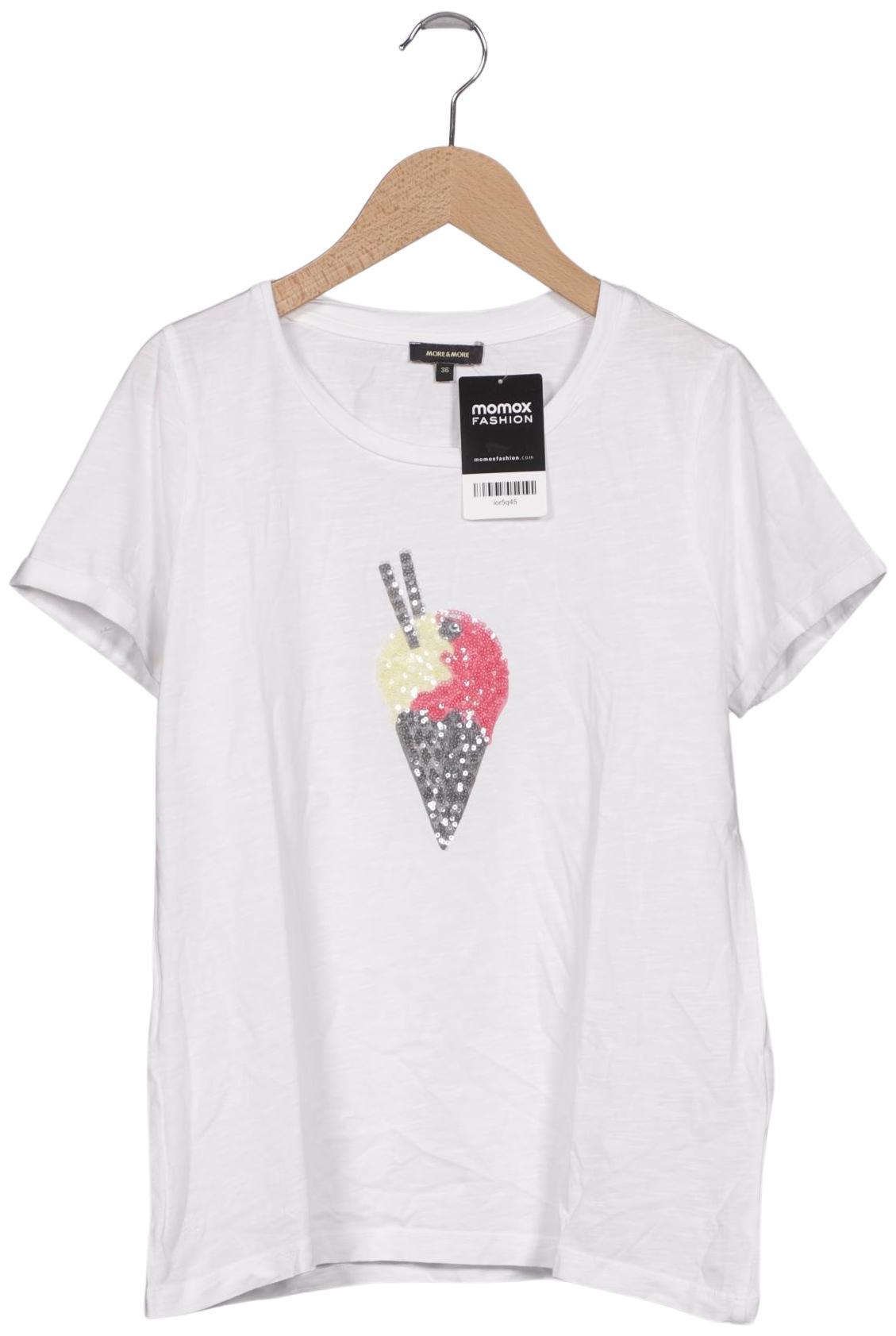 

More & More Damen T-Shirt, weiß, Gr. 36