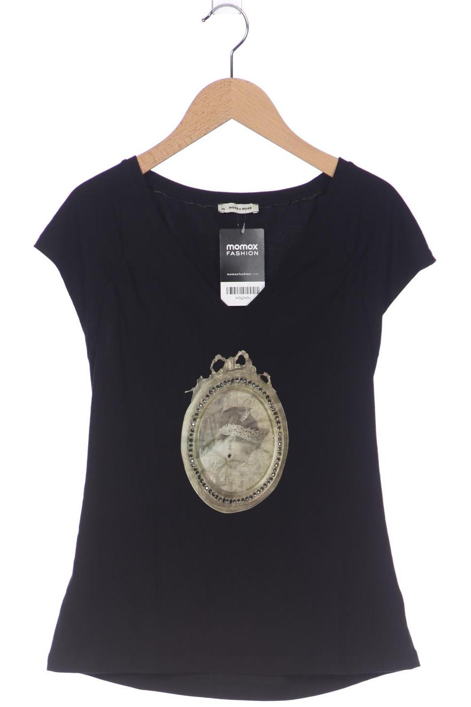 

More & More Damen T-Shirt, schwarz, Gr. 38