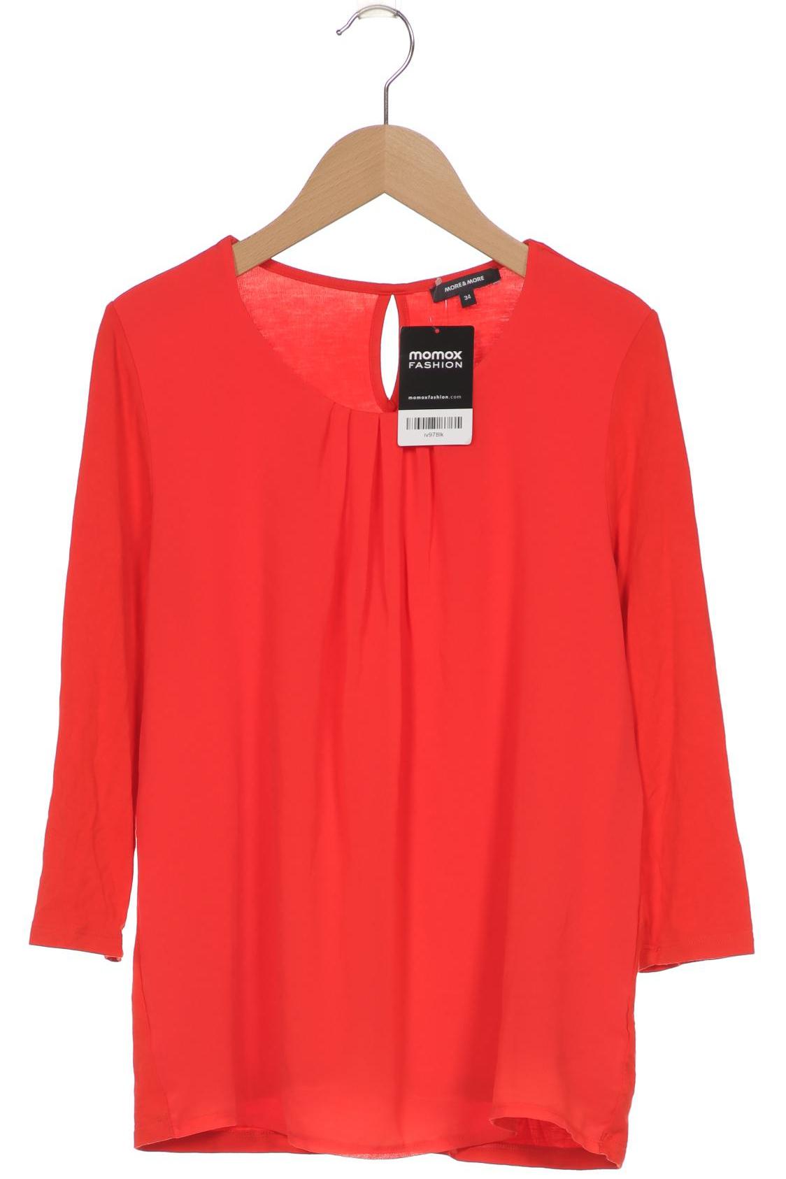 

More & More Damen Langarmshirt, rot