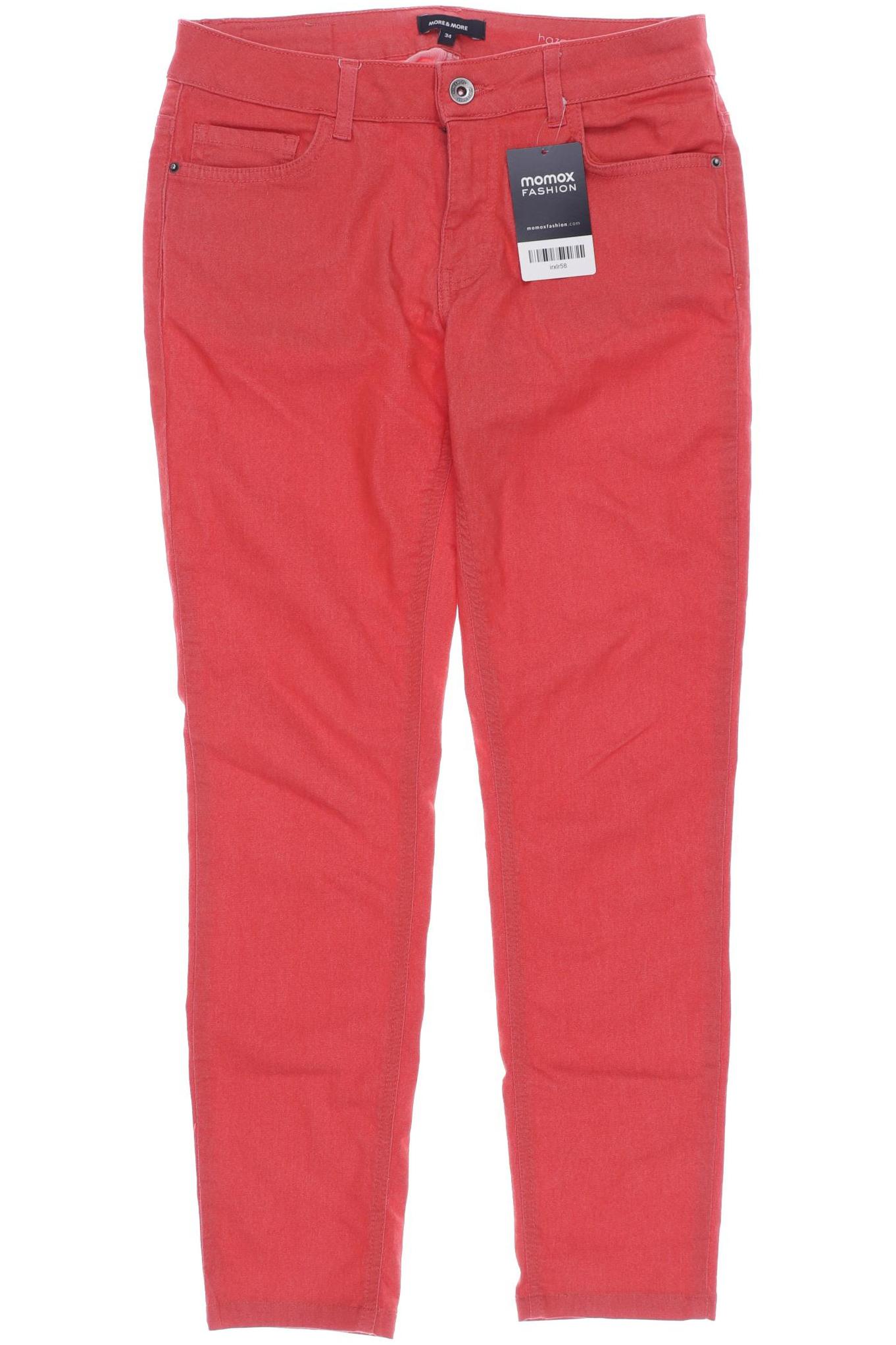 

More & More Damen Stoffhose, rot