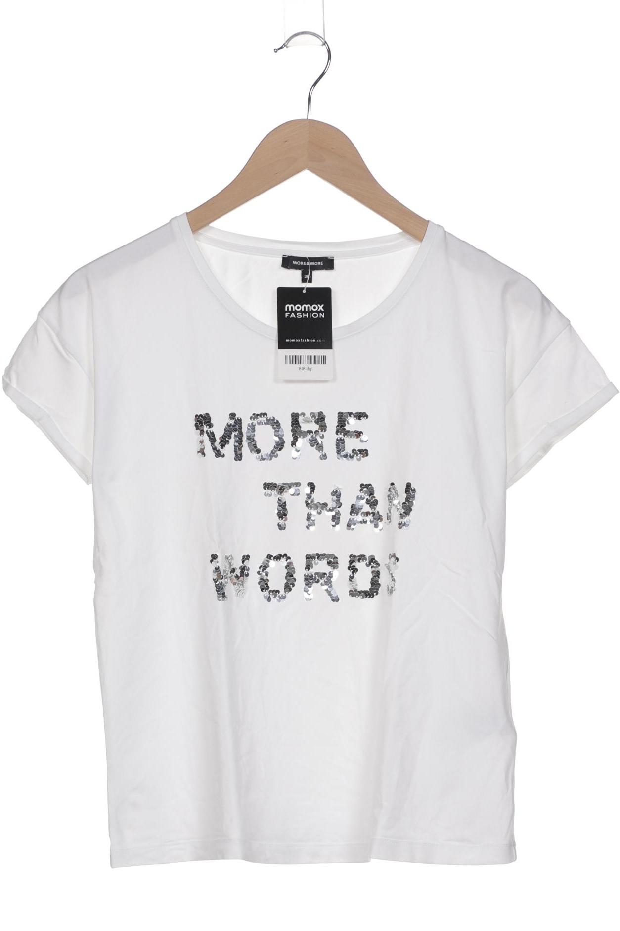 

More & More Damen T-Shirt, weiß, Gr. 36