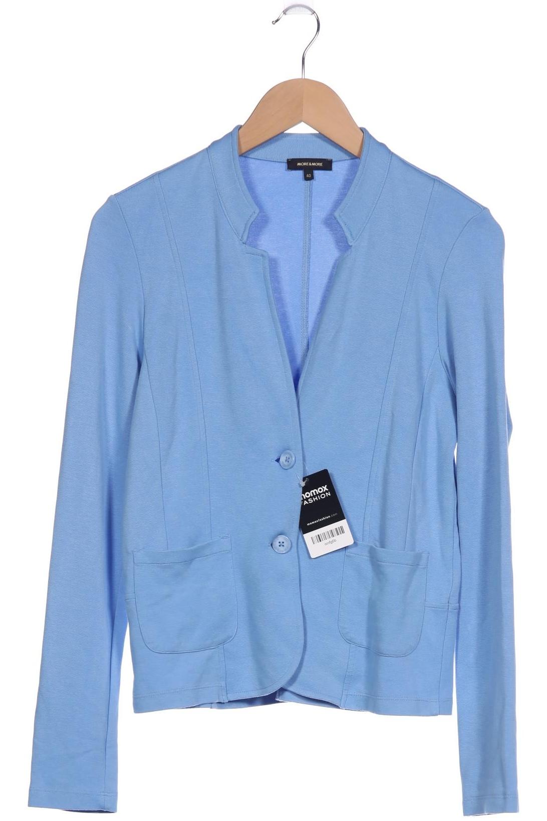 

More & More Damen Strickjacke, blau, Gr. 40