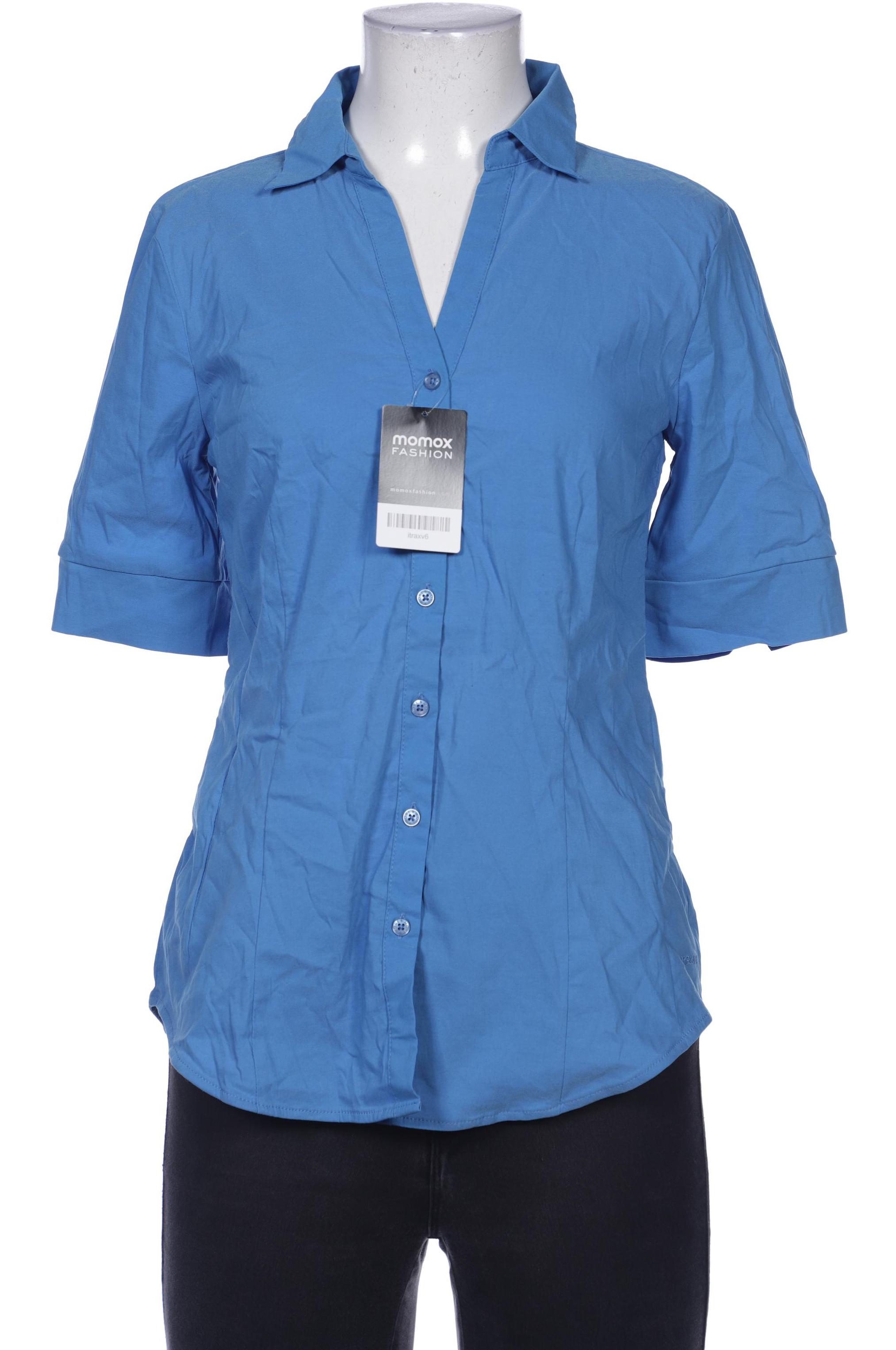 

More & More Damen Bluse, blau, Gr. 36