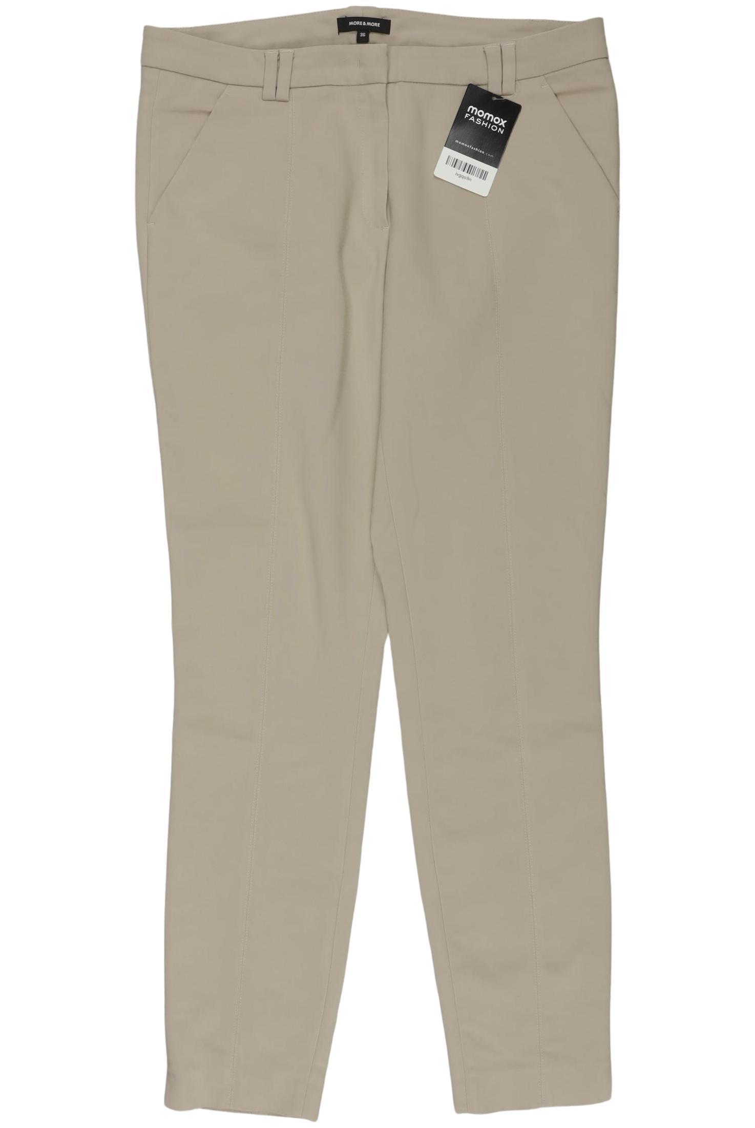 

More & More Damen Stoffhose, beige, Gr. 36