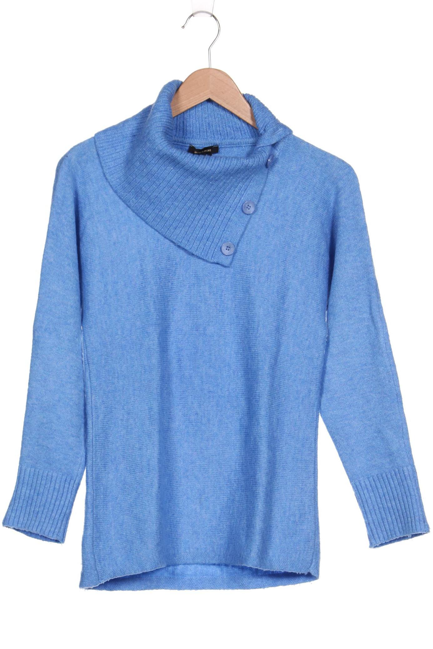 

More & More Damen Pullover, blau, Gr. 34