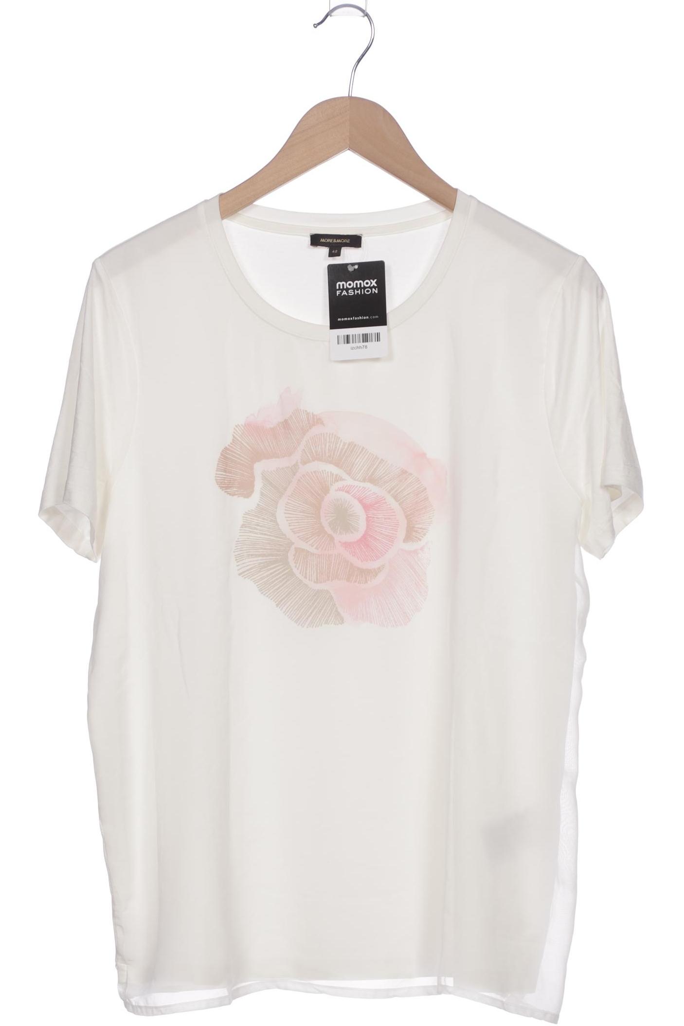 

More & More Damen T-Shirt, weiß, Gr. 42