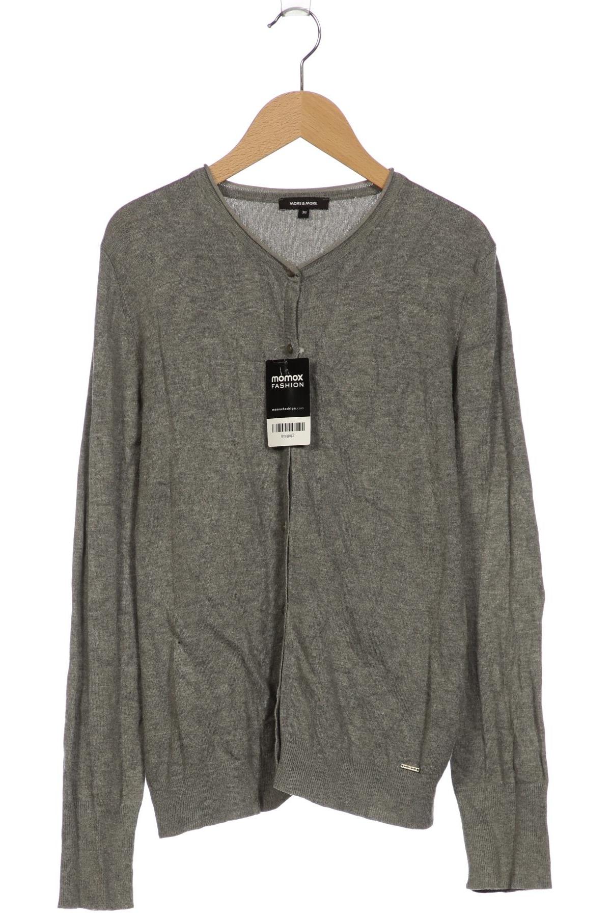 

More & More Damen Strickjacke, grau, Gr. 36