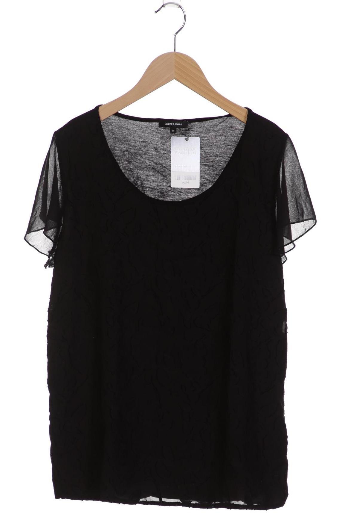 

More & More Damen T-Shirt, schwarz, Gr. 40