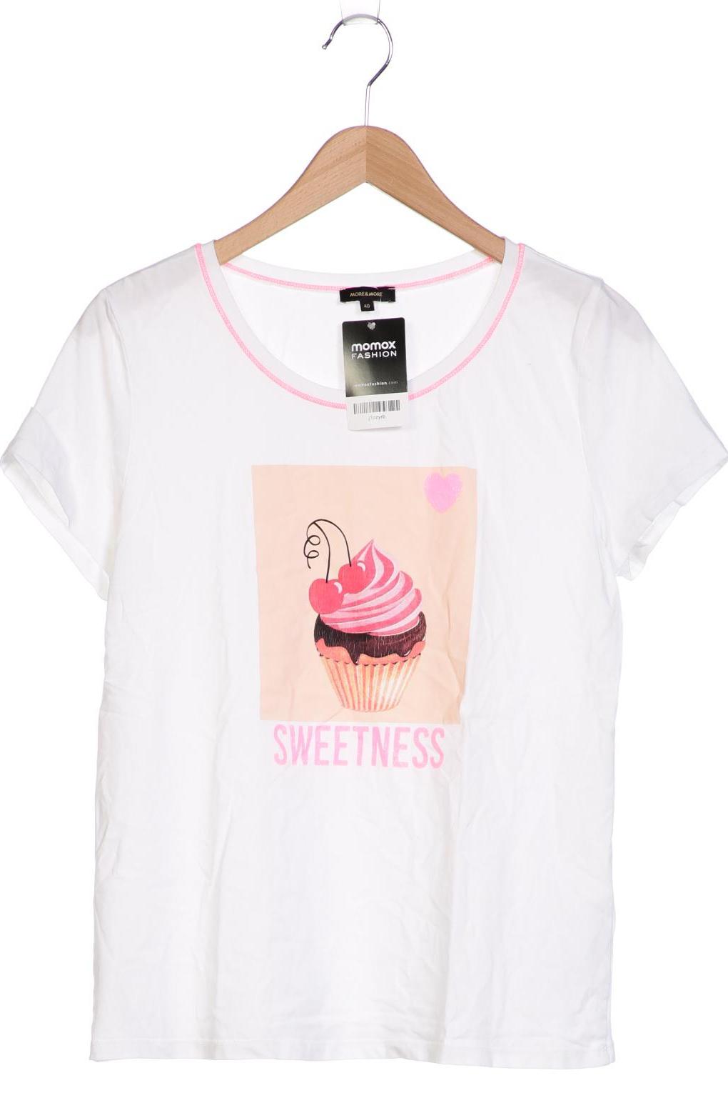

More & More Damen T-Shirt, weiß, Gr. 40