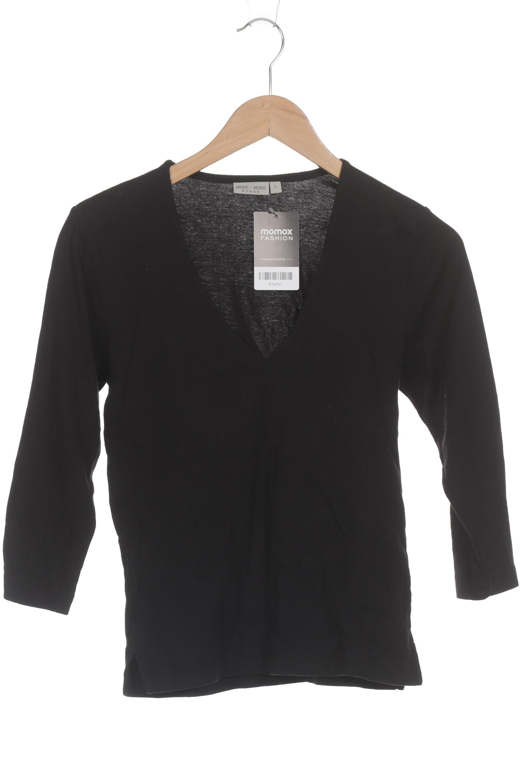 

More & More Damen Langarmshirt, schwarz, Gr. 42