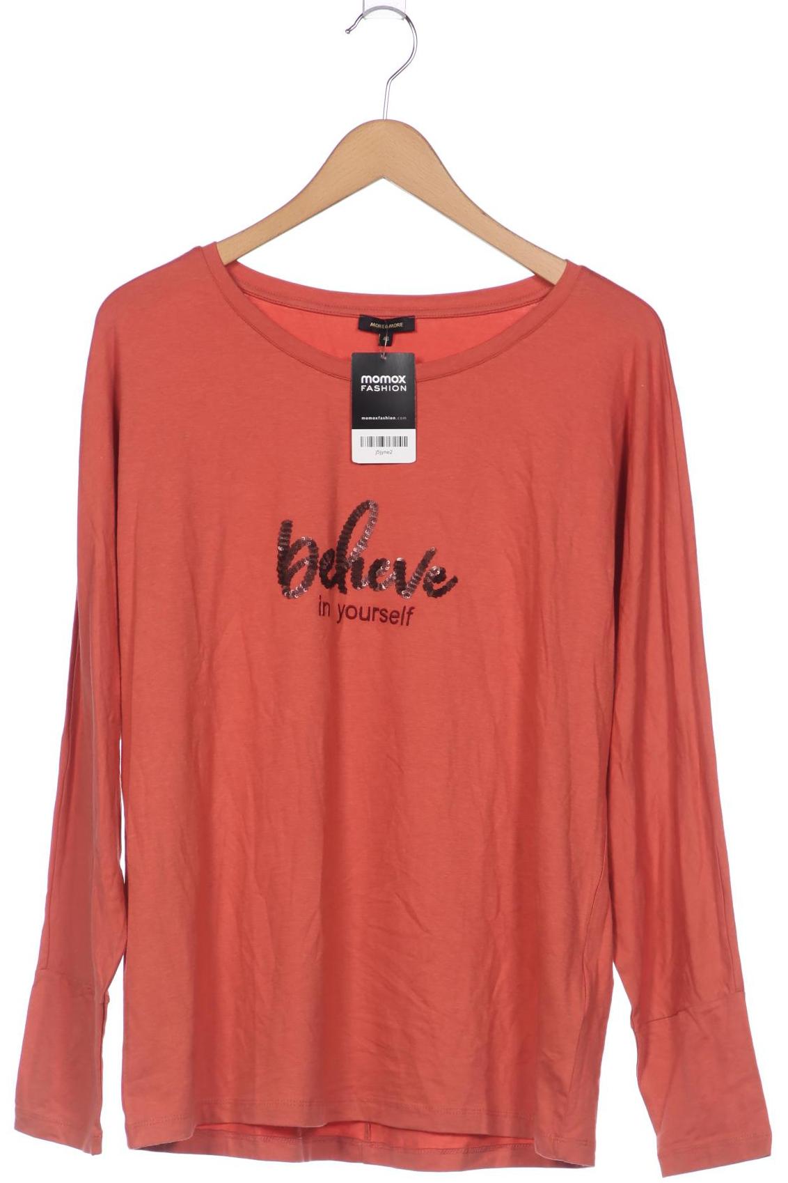 

More & More Damen Langarmshirt, orange, Gr. 46