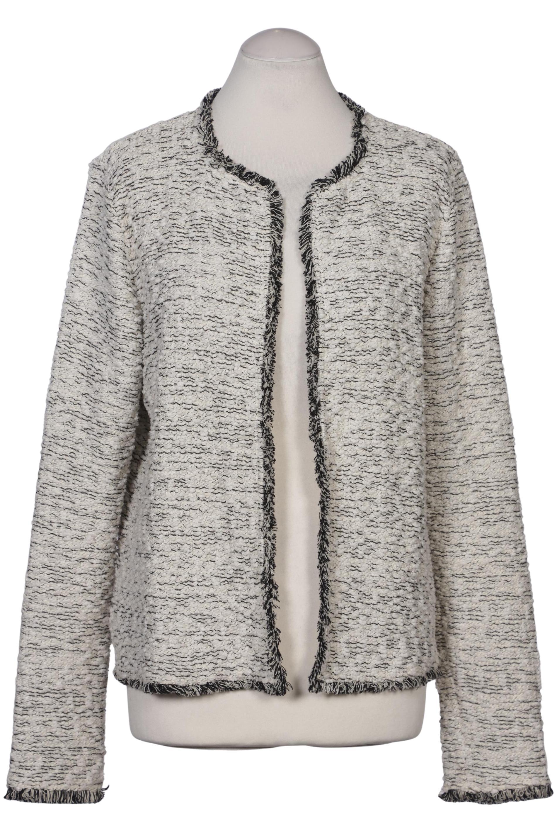 

More & More Damen Strickjacke, weiß, Gr. 38