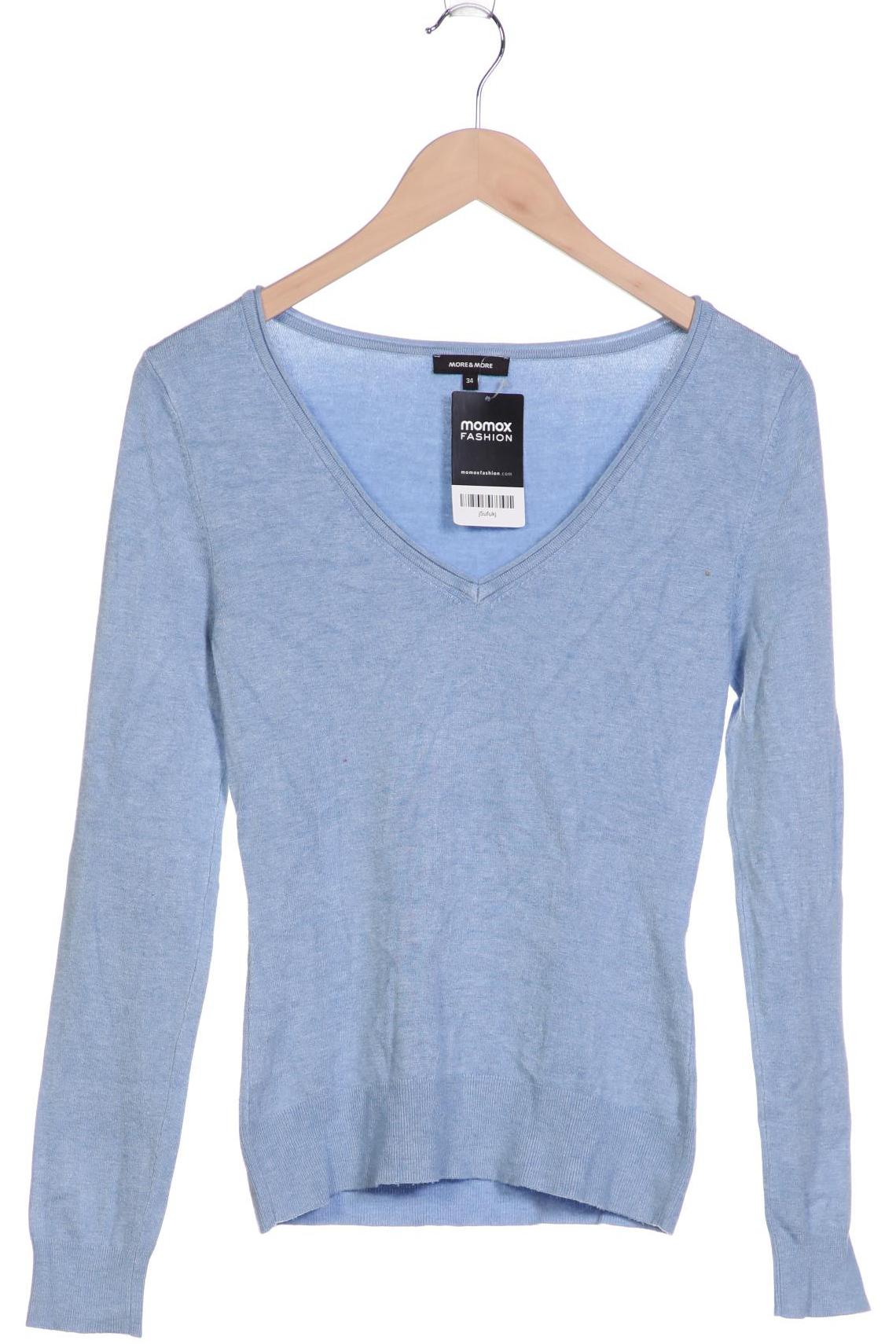 

More & More Damen Pullover, hellblau, Gr. 34