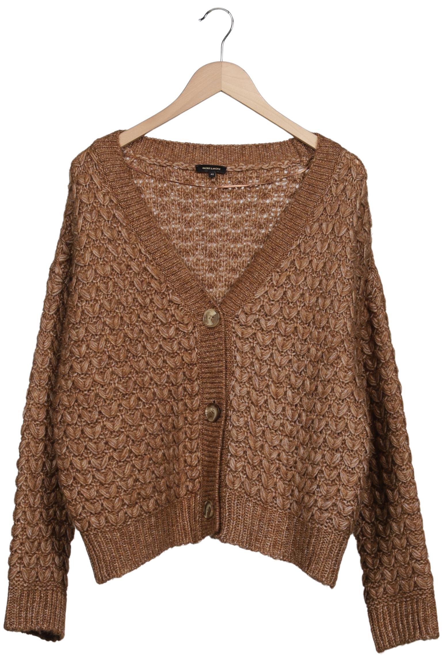

More & More Damen Strickjacke, braun, Gr. 40