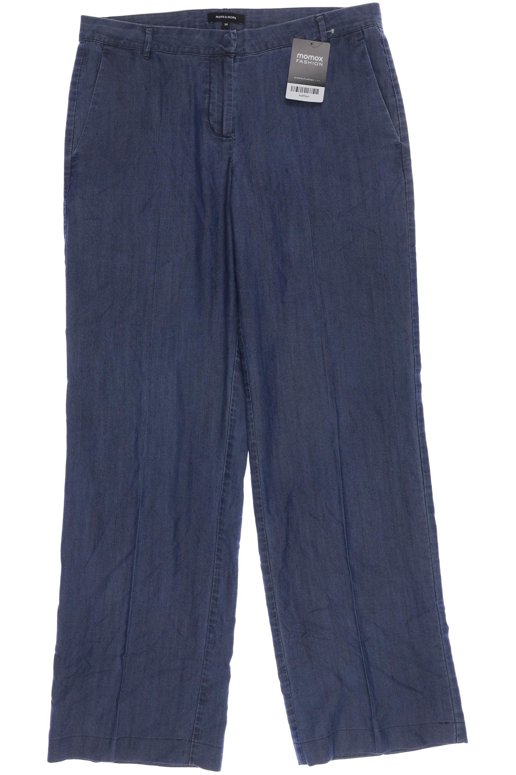 

More & More Damen Stoffhose, blau