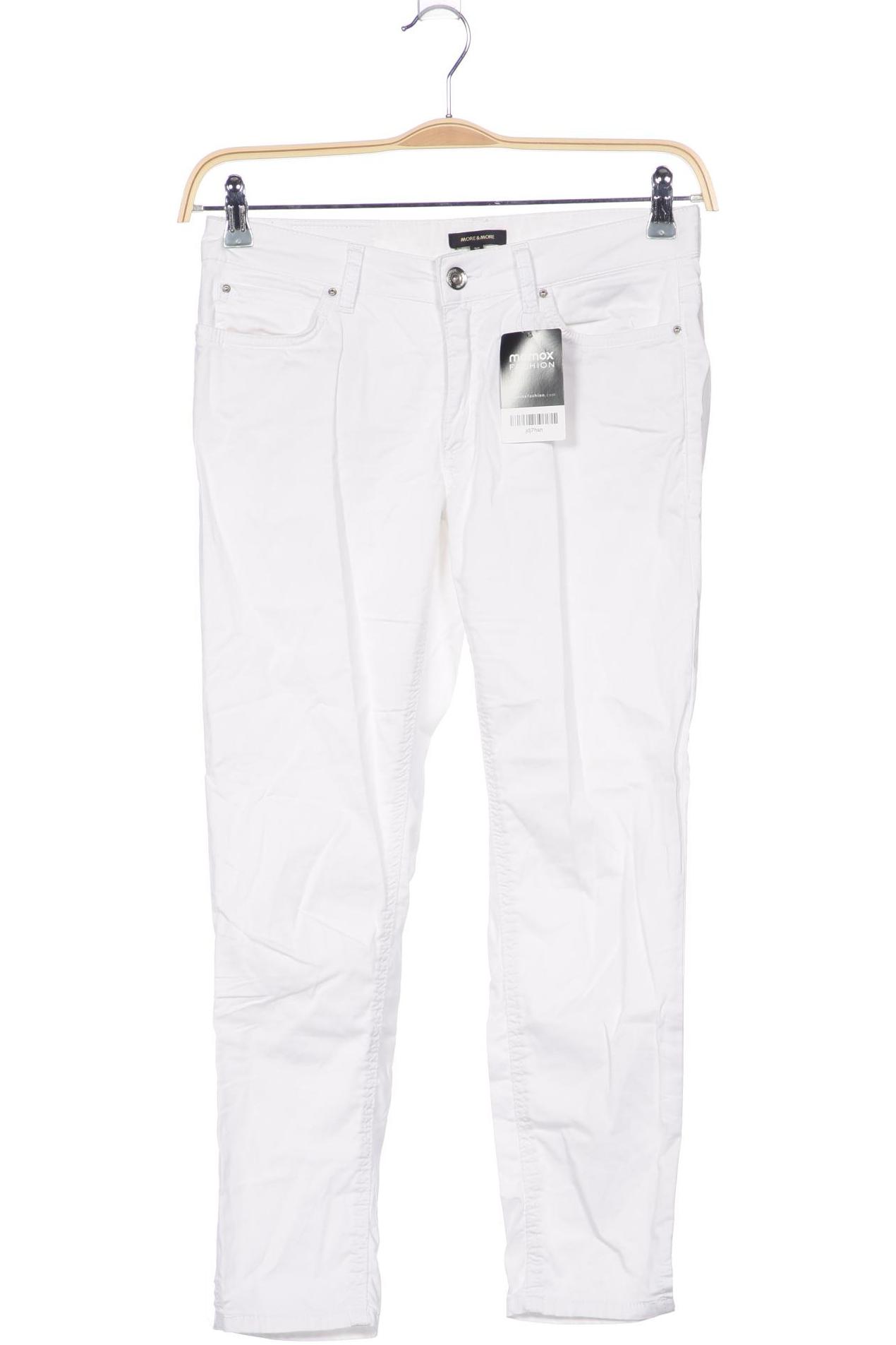 

More & More Damen Jeans, weiß, Gr. 36