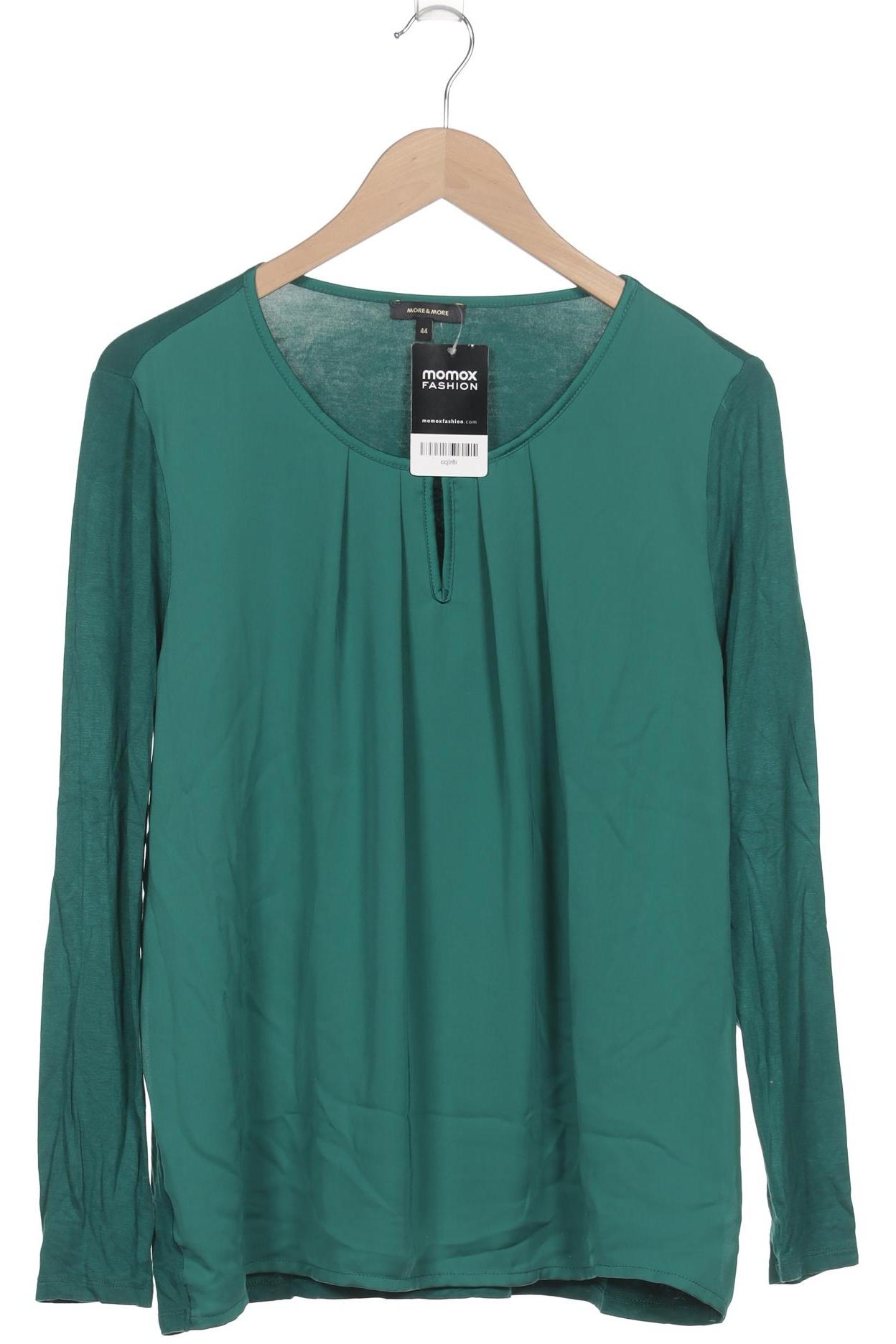 

More & More Damen Langarmshirt, türkis, Gr. 44