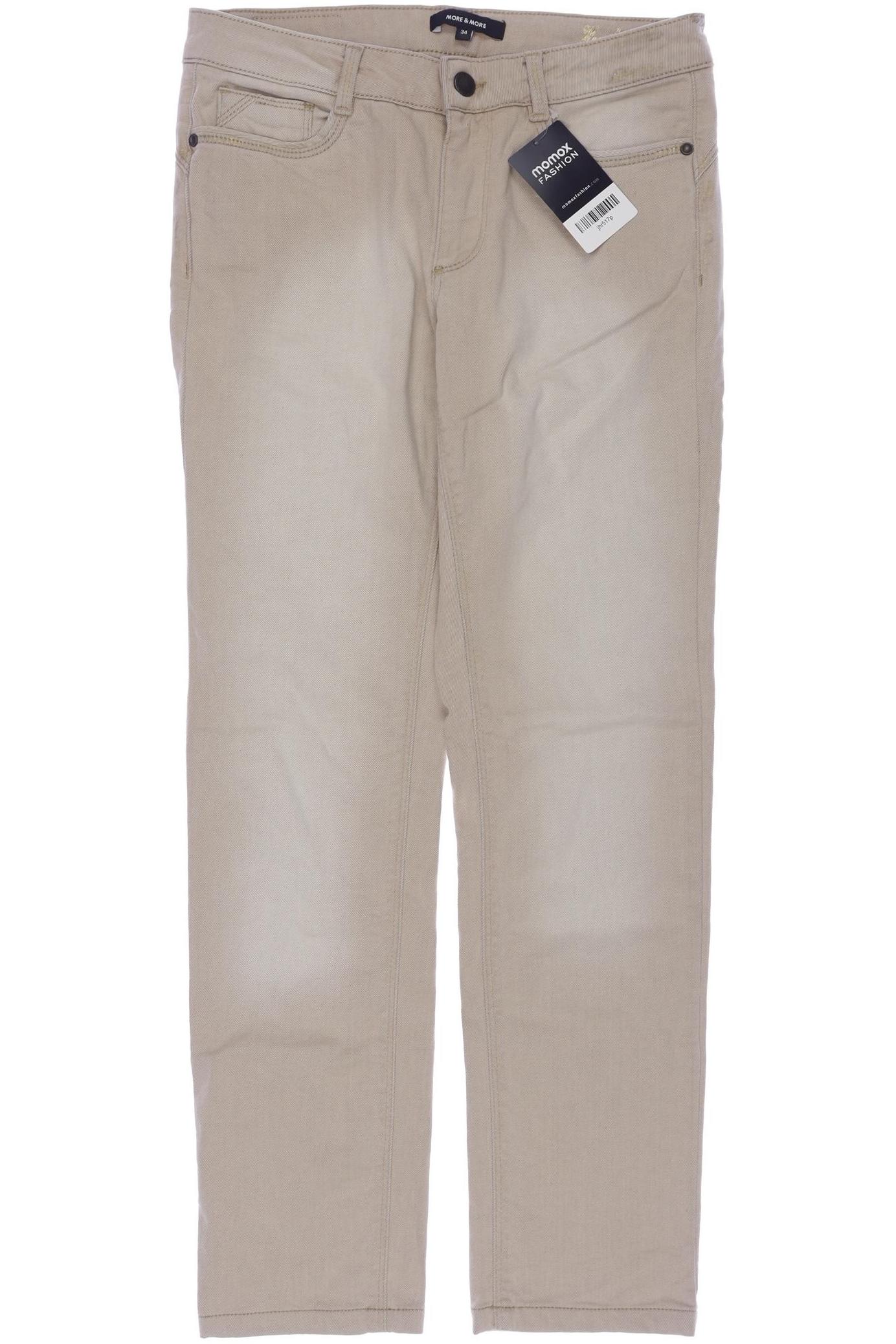 

More & More Damen Jeans, beige, Gr. 34