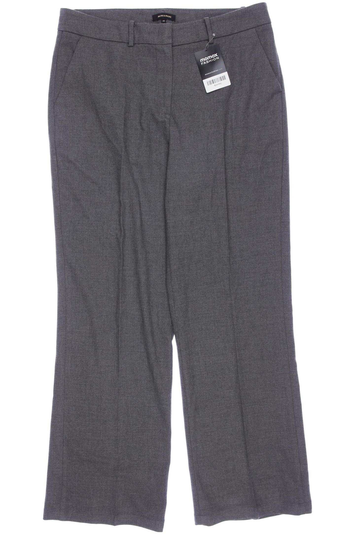 

More & More Damen Stoffhose, grau, Gr. 38