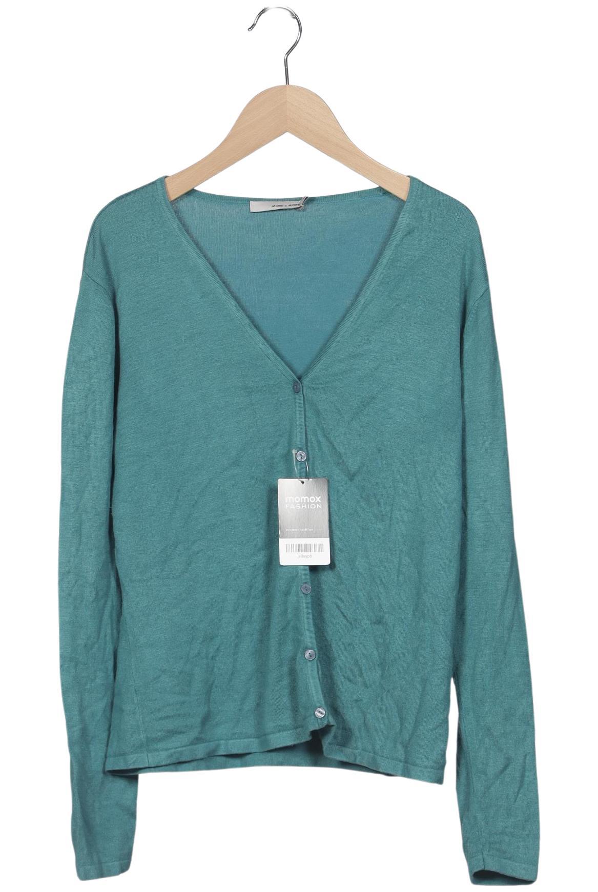 

More & More Damen Strickjacke, türkis, Gr. 40