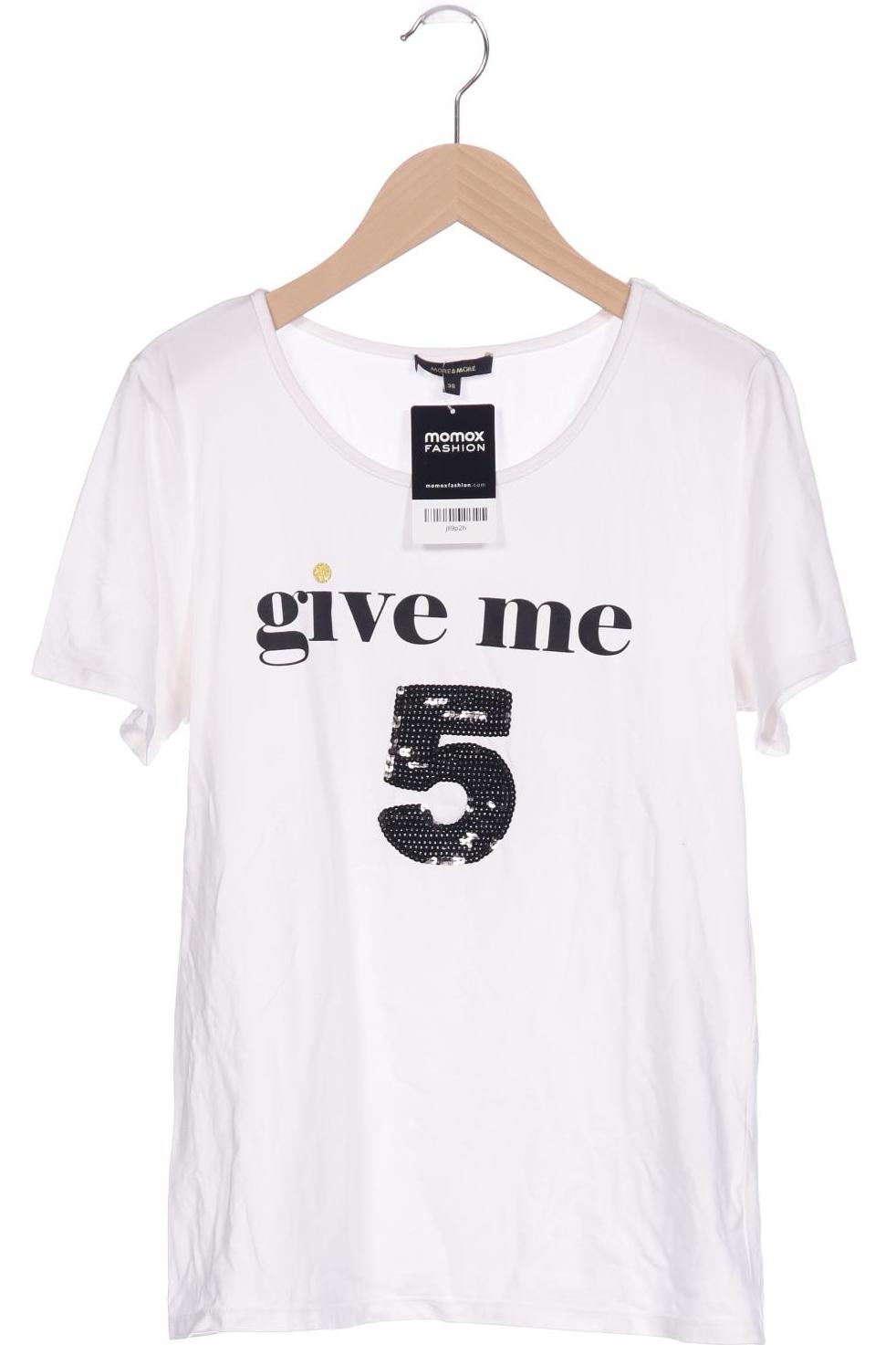 

More & More Damen T-Shirt, weiß, Gr. 38