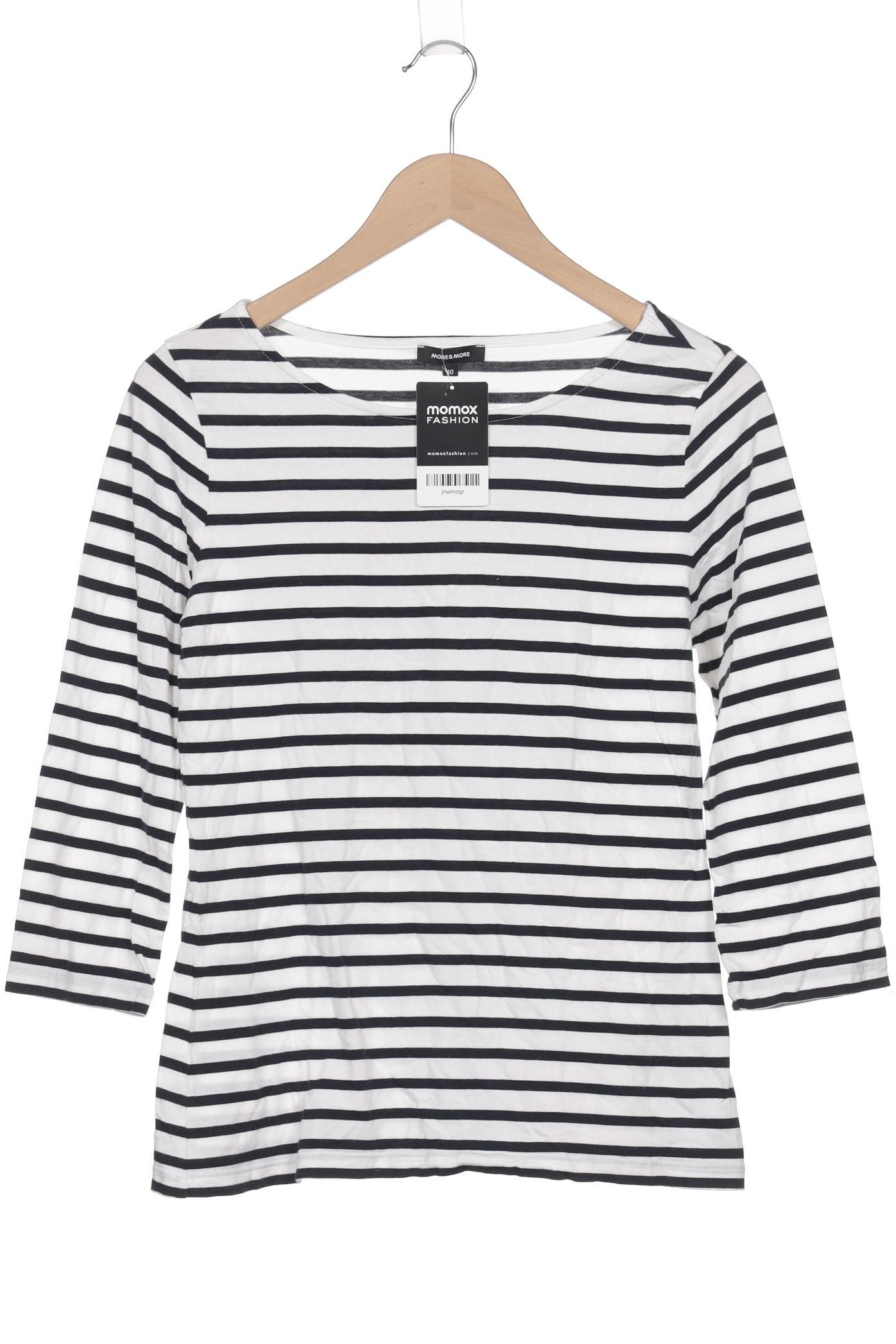 

More & More Damen Langarmshirt, weiß, Gr. 40