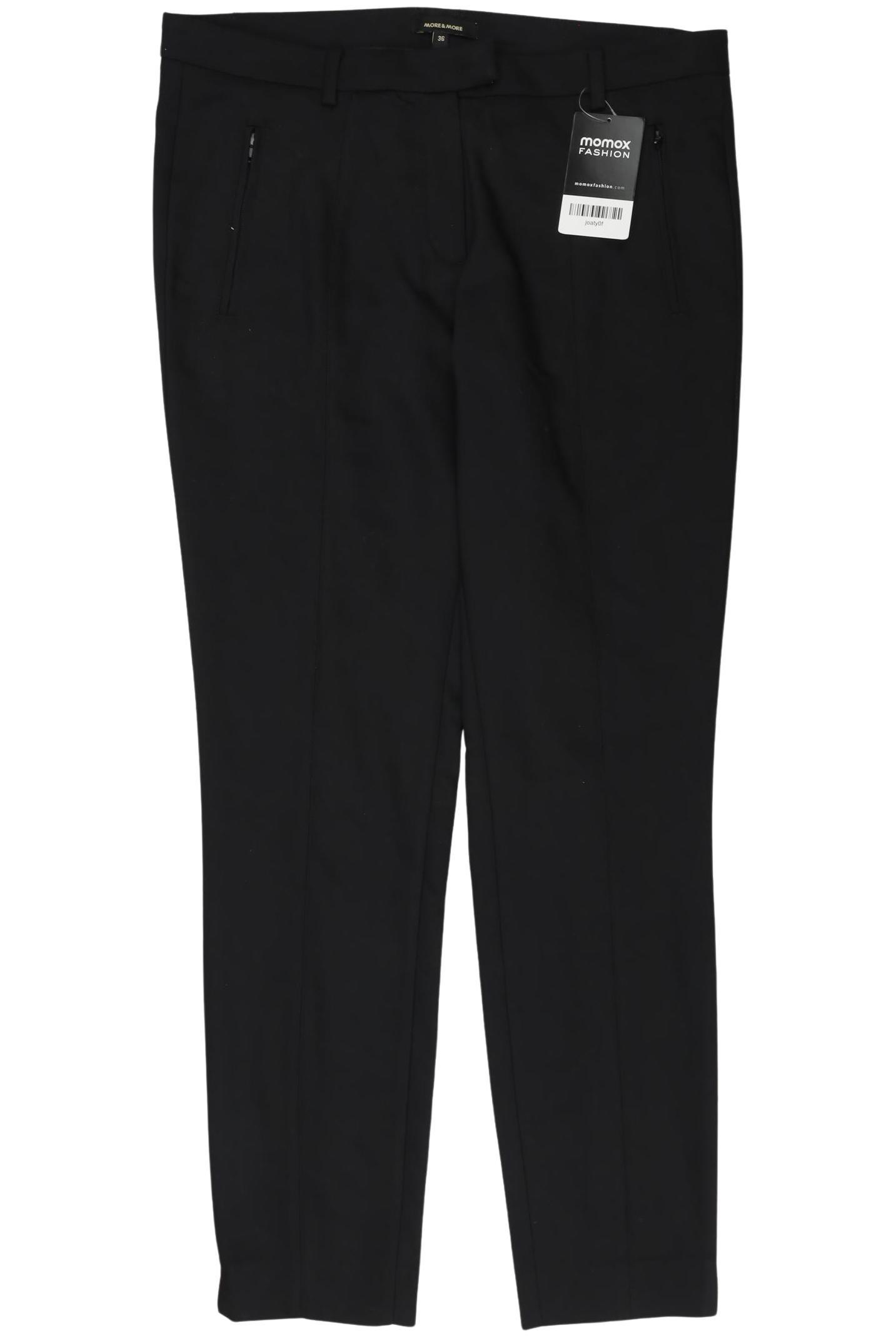 

More & More Damen Stoffhose, schwarz, Gr. 36