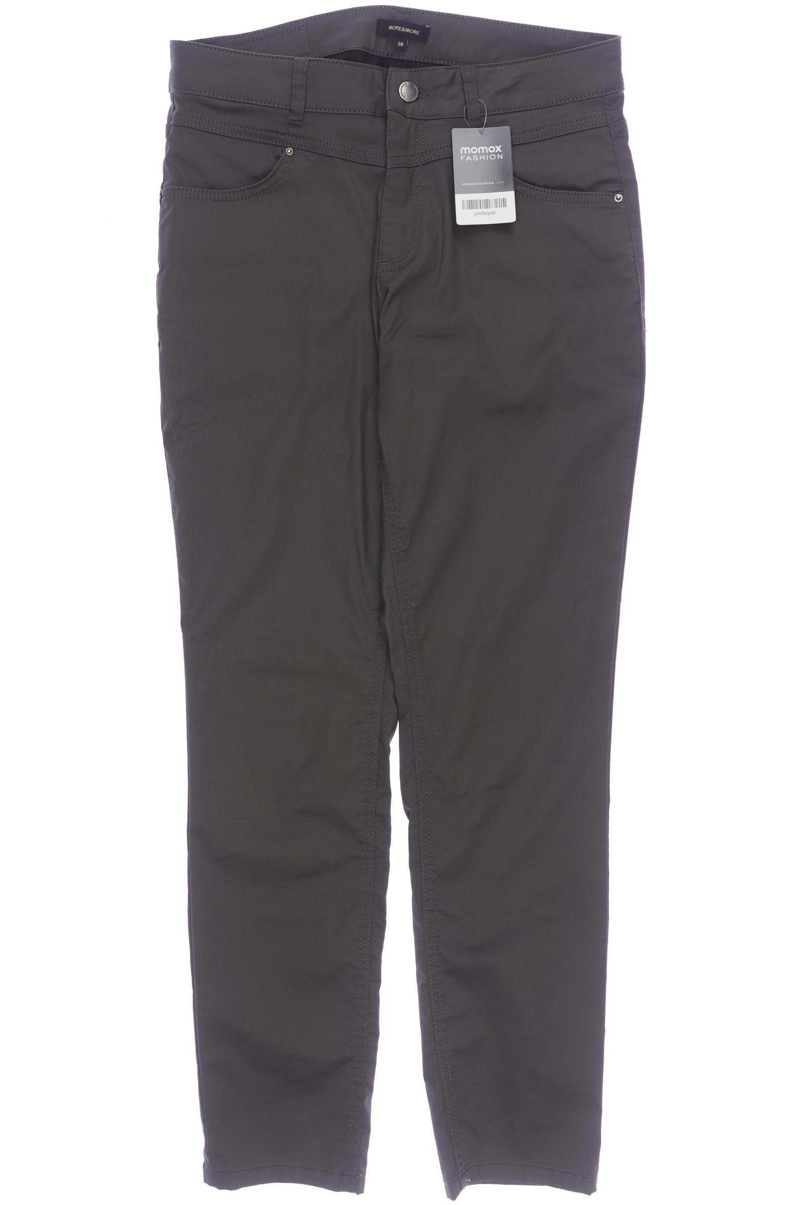 

More & More Damen Stoffhose, grün, Gr. 38