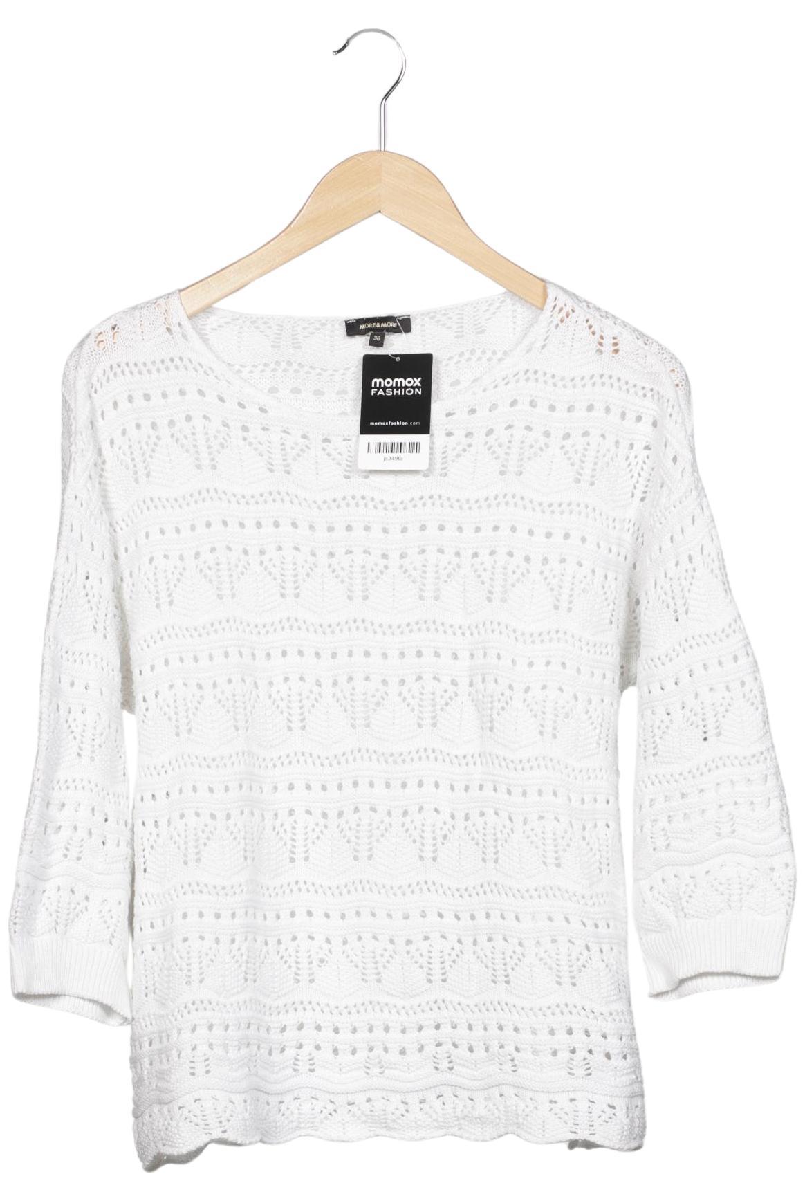 

More & More Damen Pullover, weiß, Gr. 38