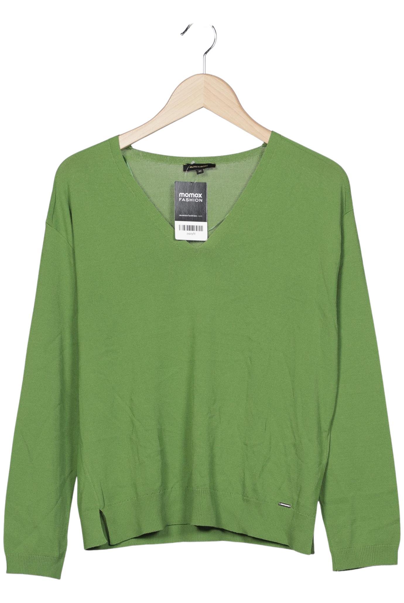 

More & More Damen Pullover, grün, Gr. 34