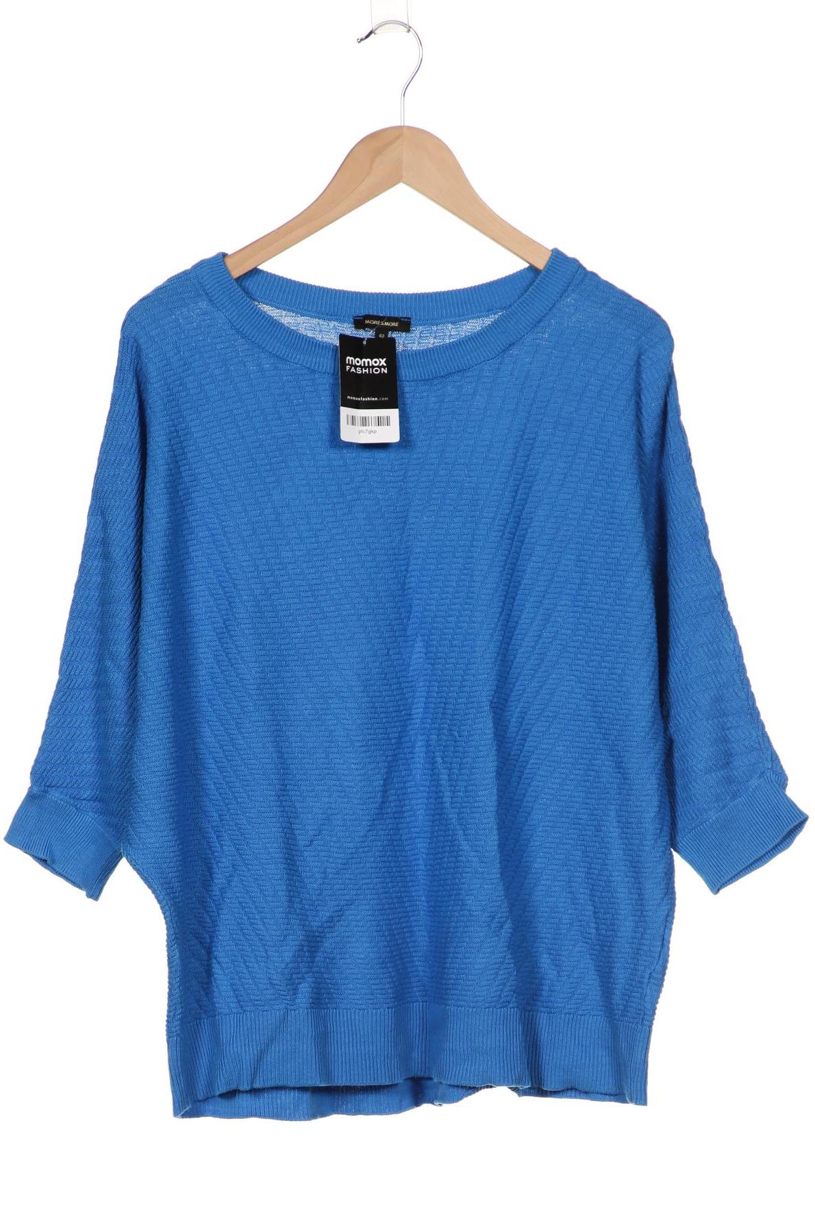 

More & More Damen Pullover, blau, Gr. 42