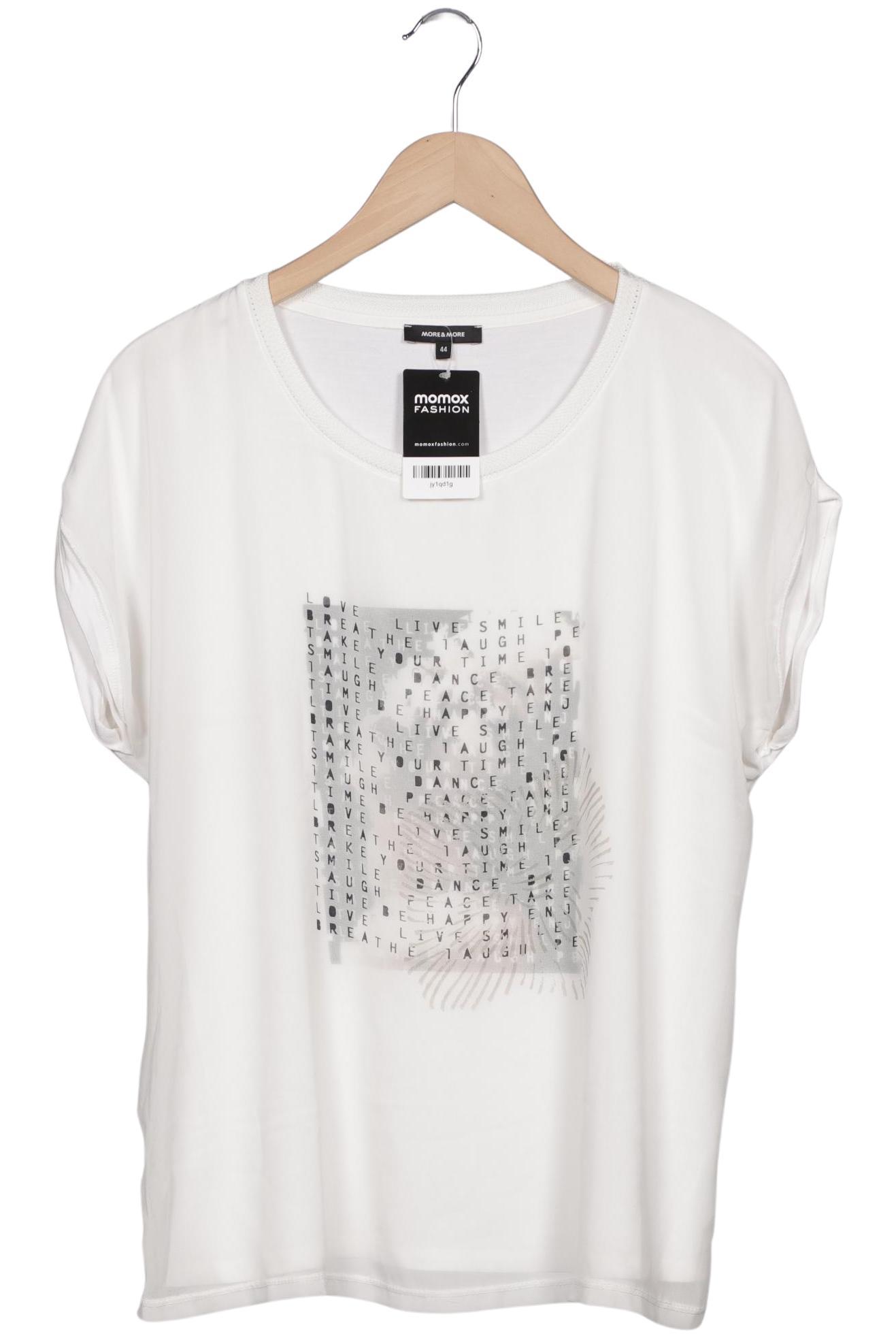

More & More Damen T-Shirt, weiß, Gr. 44