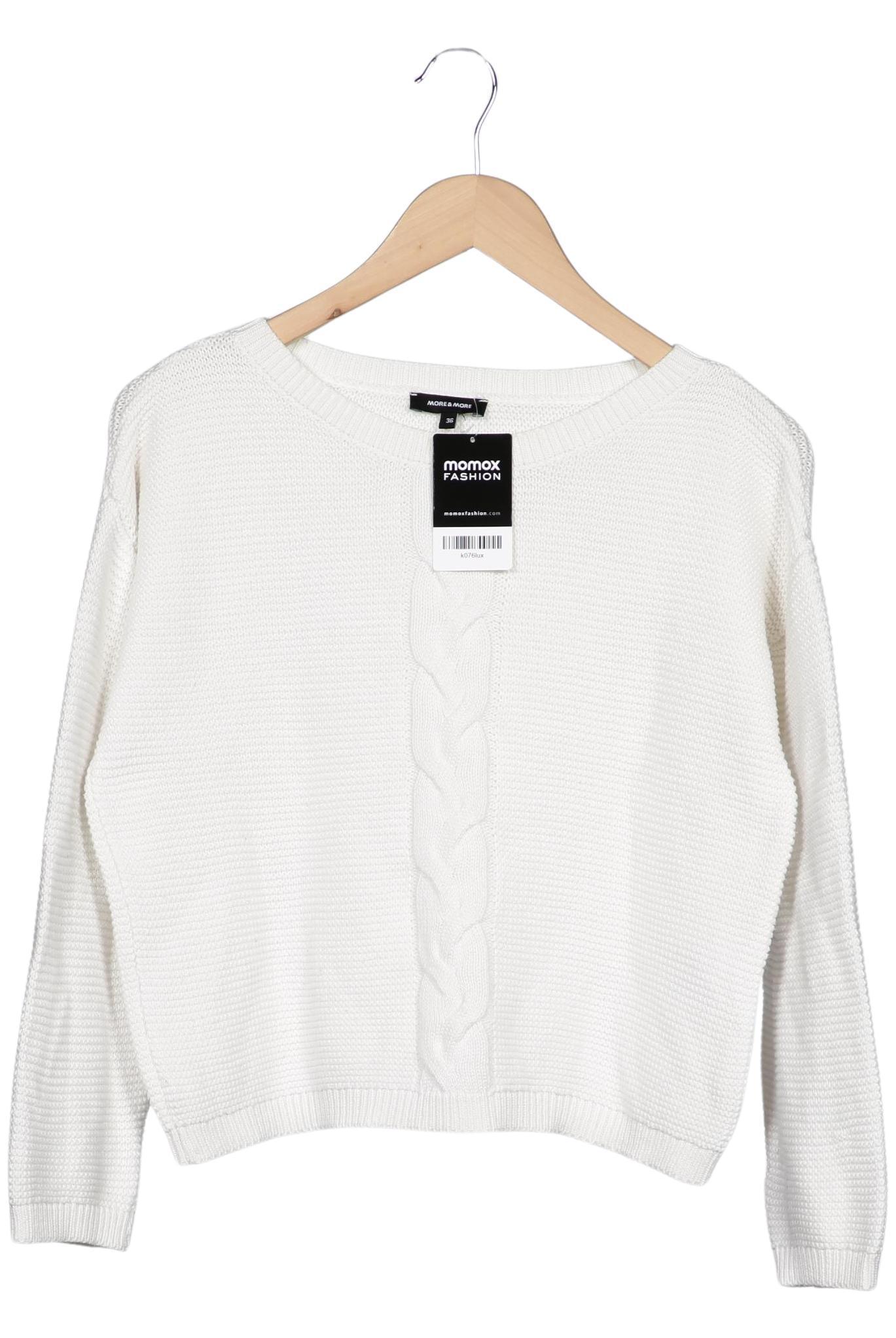 

More & More Damen Pullover, weiß, Gr. 36