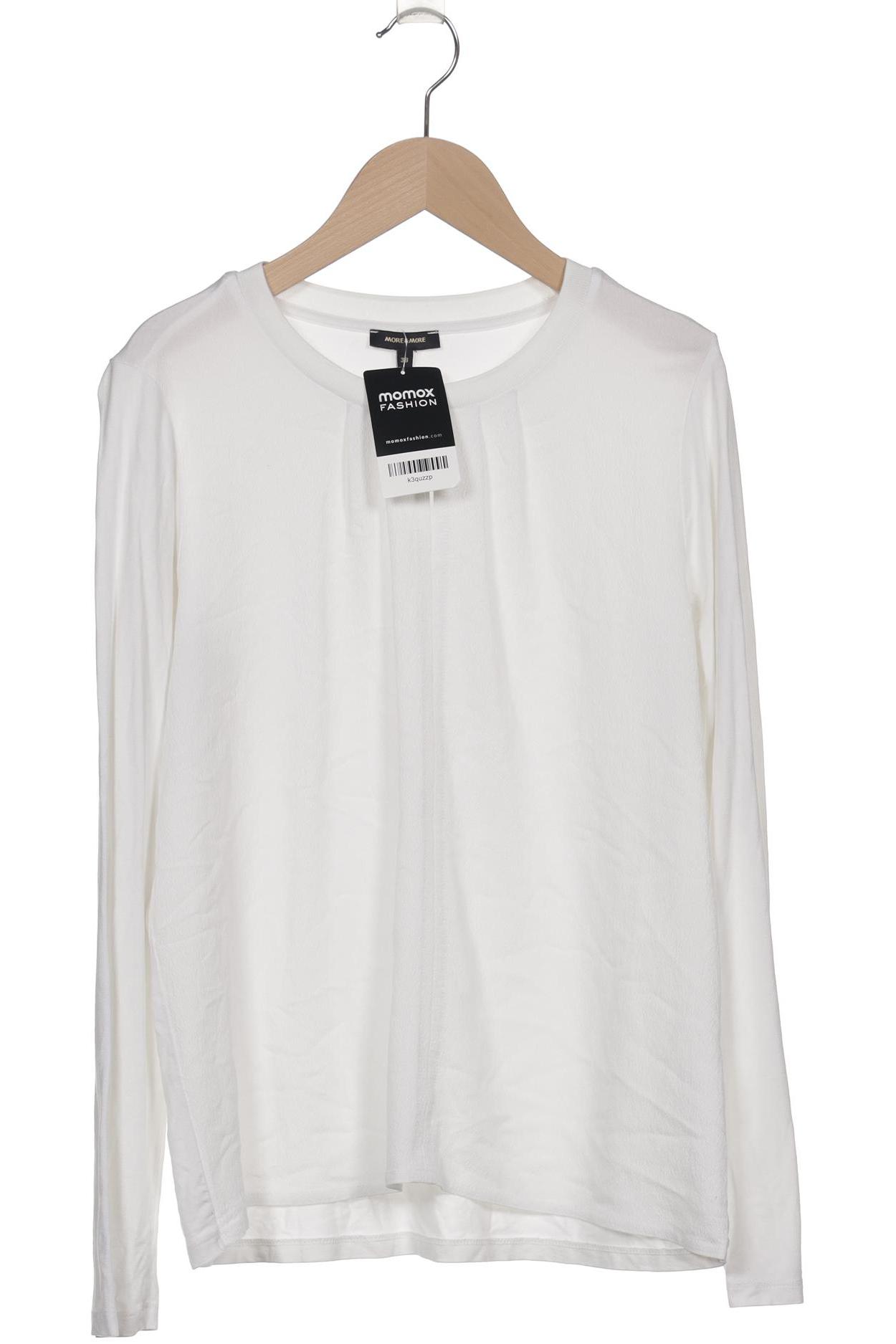

More & More Damen Langarmshirt, weiß, Gr. 38