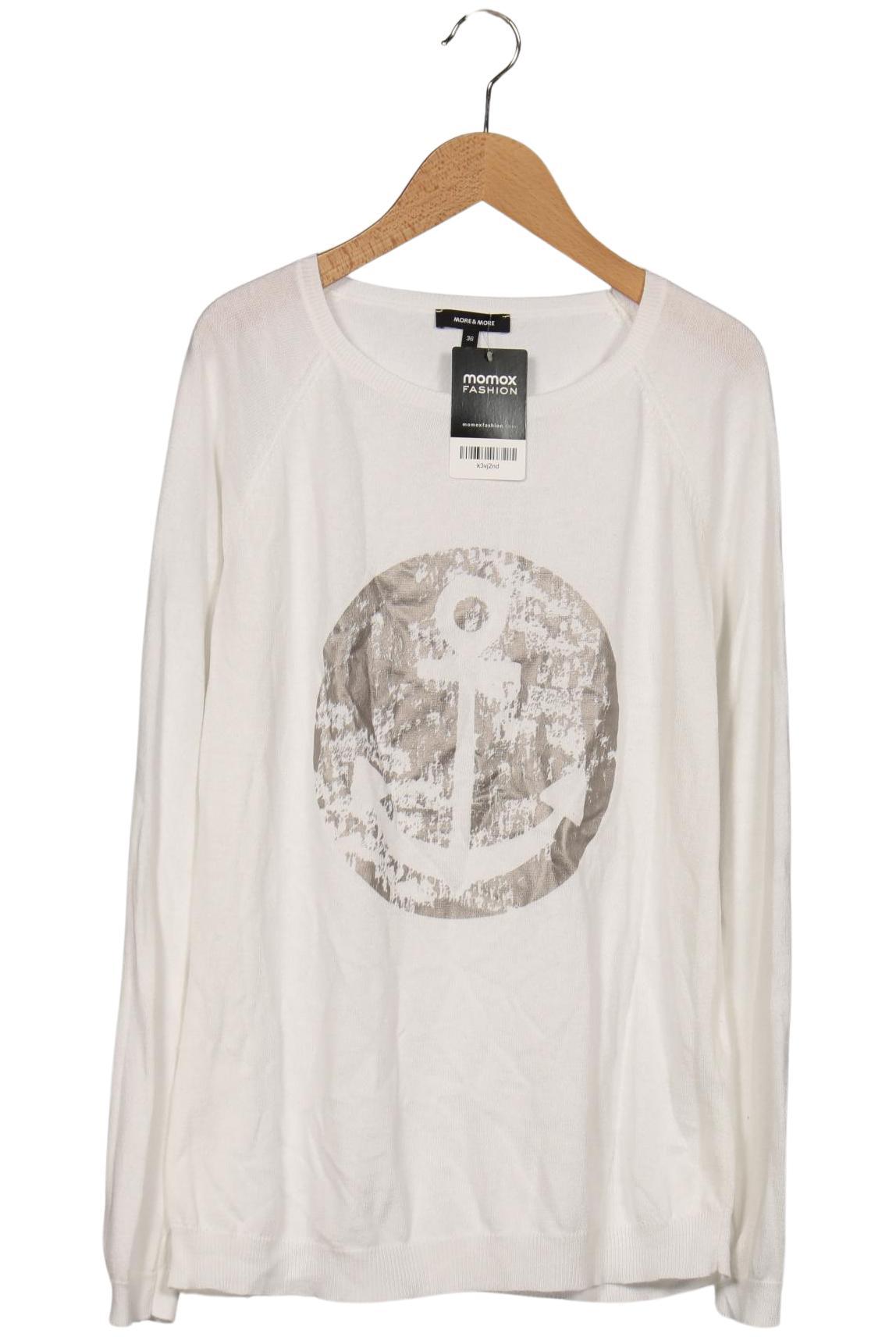 

More & More Damen Pullover, weiß, Gr. 36