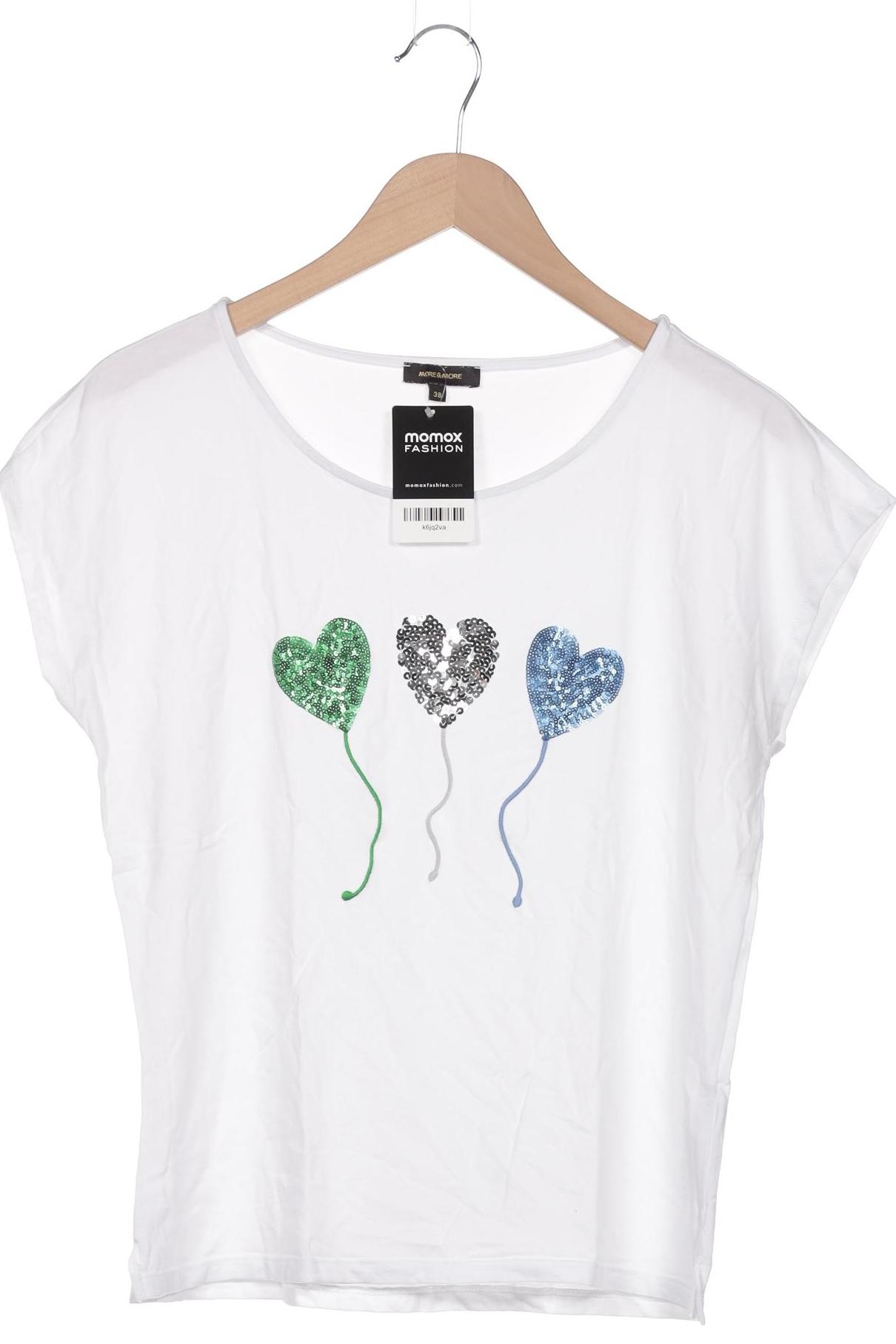 

More & More Damen T-Shirt, weiß, Gr. 38