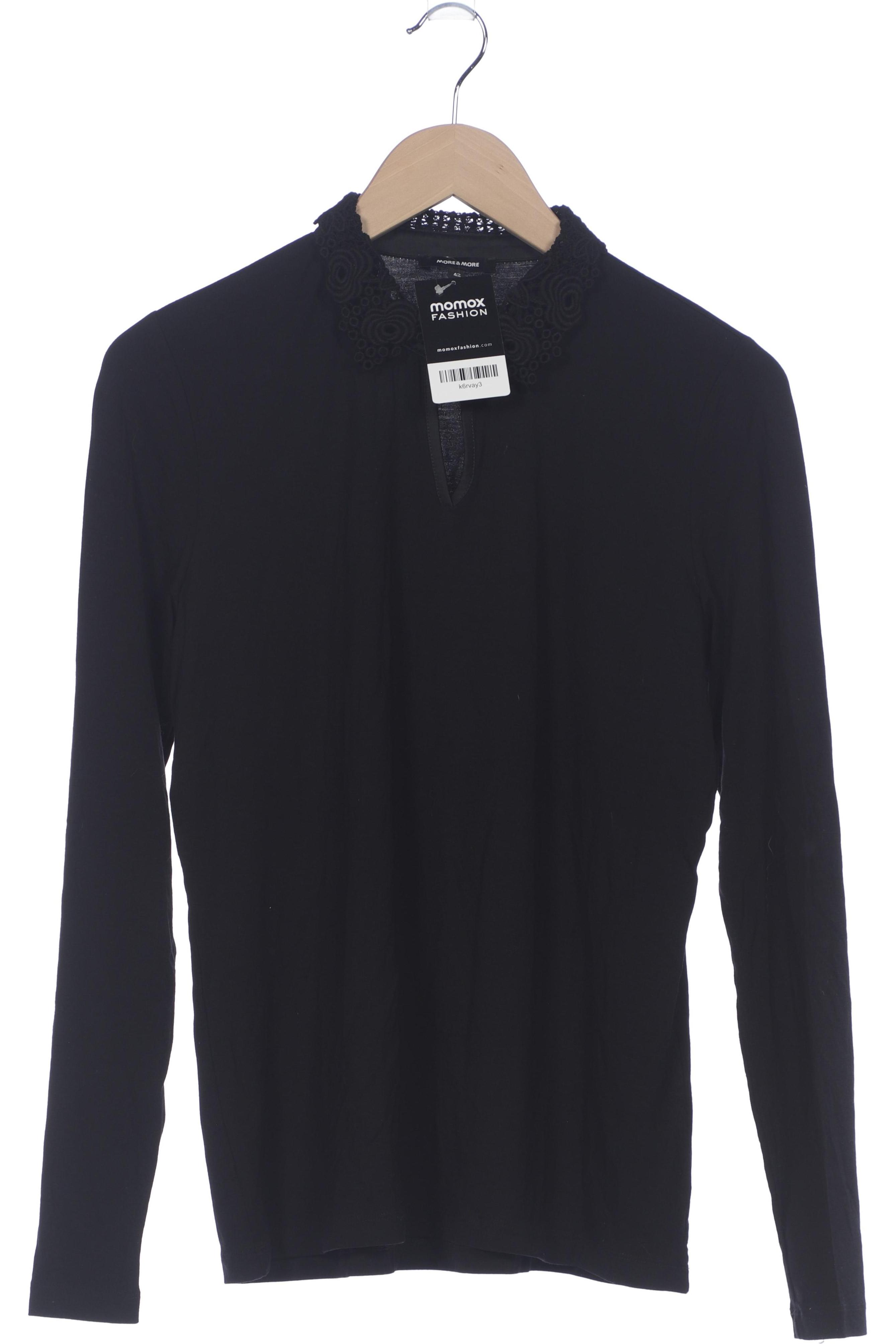 

More & More Damen Langarmshirt, schwarz, Gr. 42