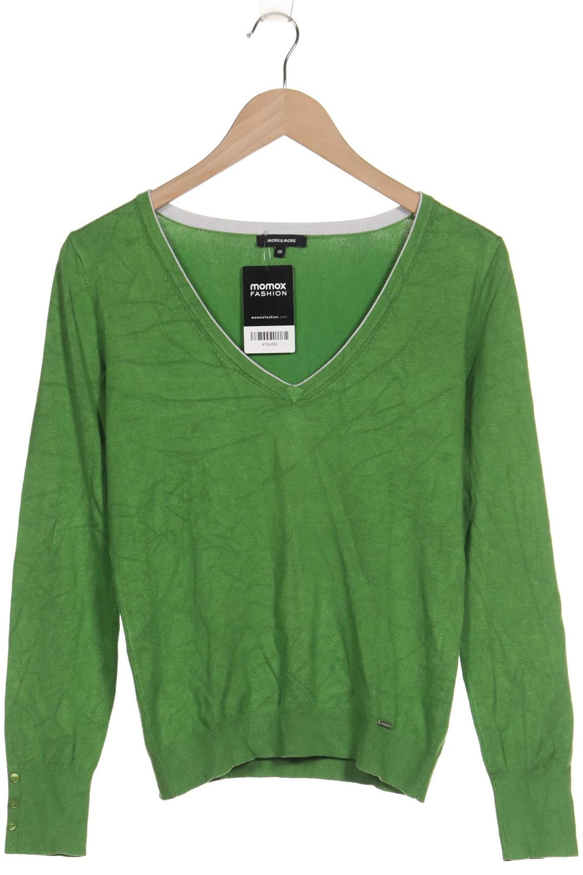 

More & More Damen Pullover, grün, Gr. 38